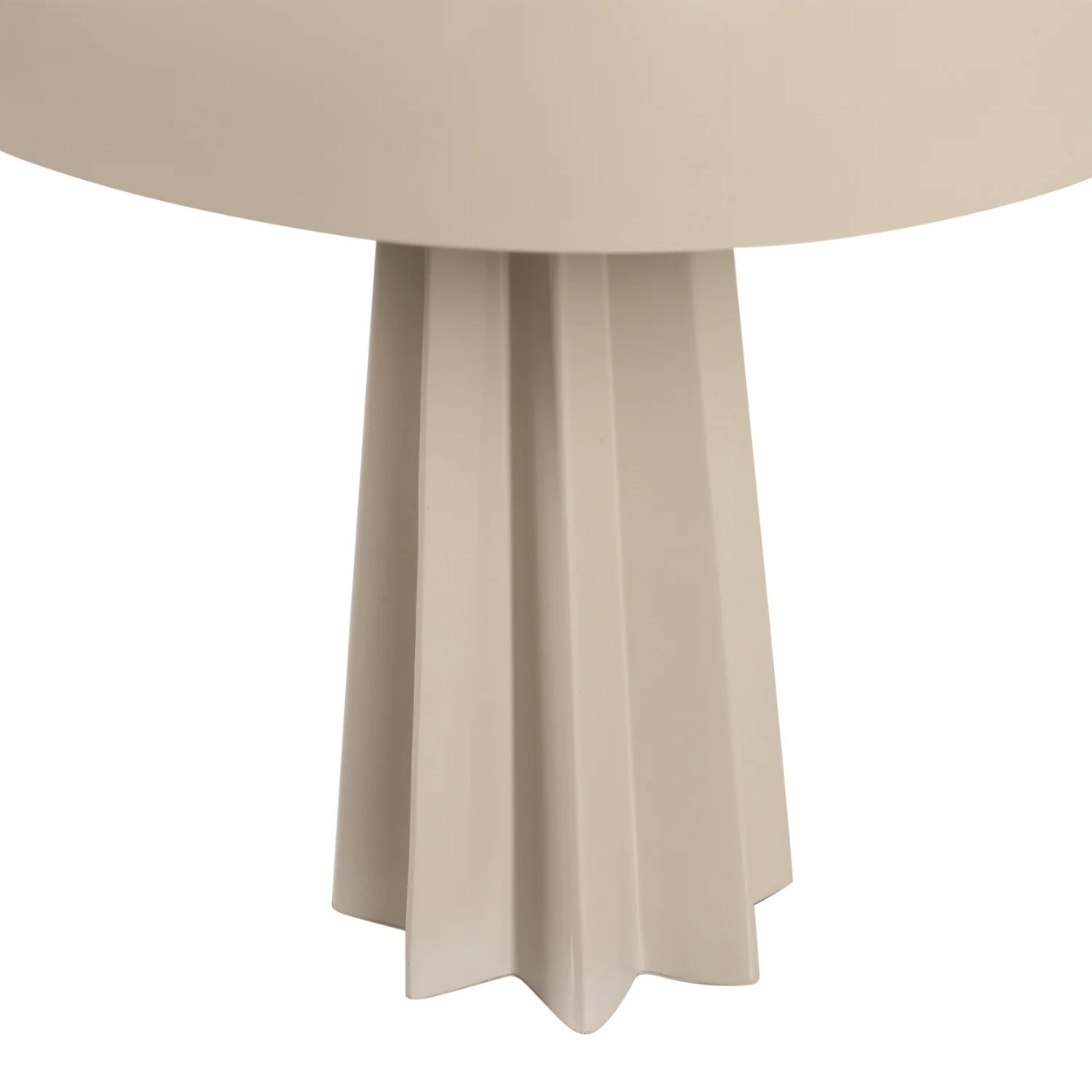 Virel tafellamp metaal hoogglans lichtgrijs