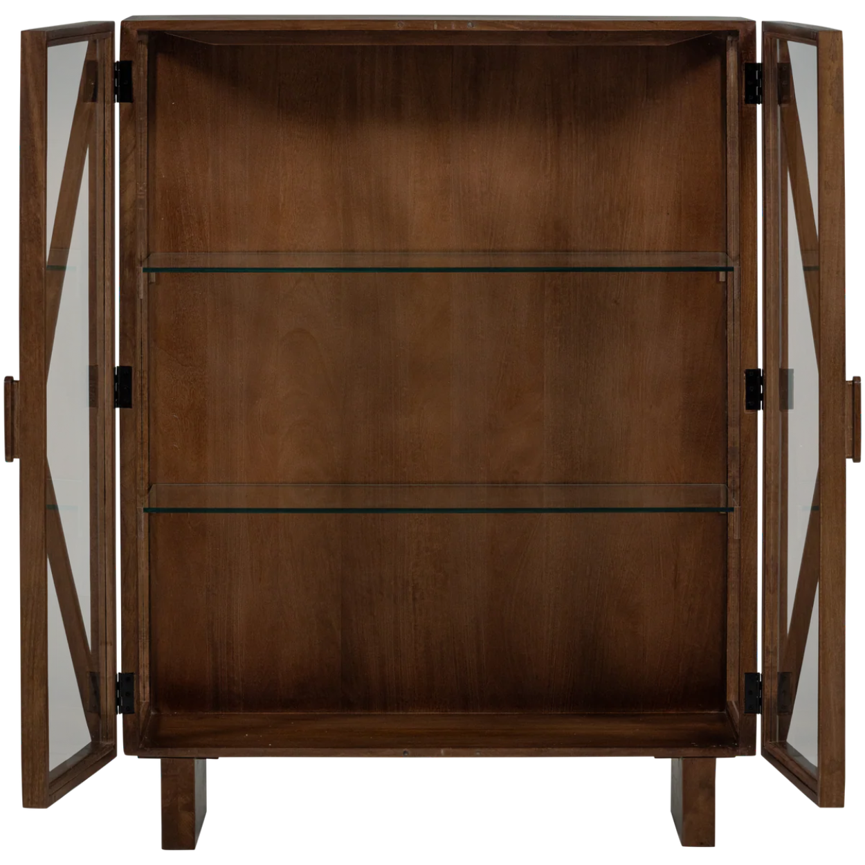 KELLA 2-DOOR CABINET MANGO WOOD BROWN