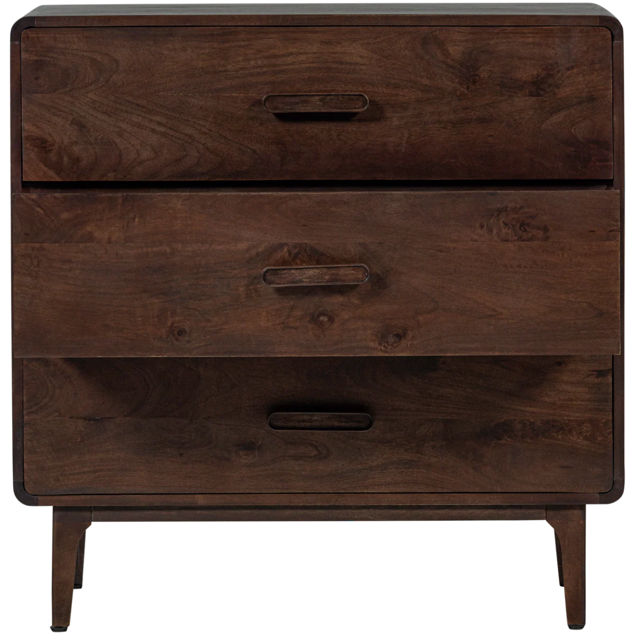 LIYA CHEST OF DRAWERS MANGO WOOD DARK BROWN