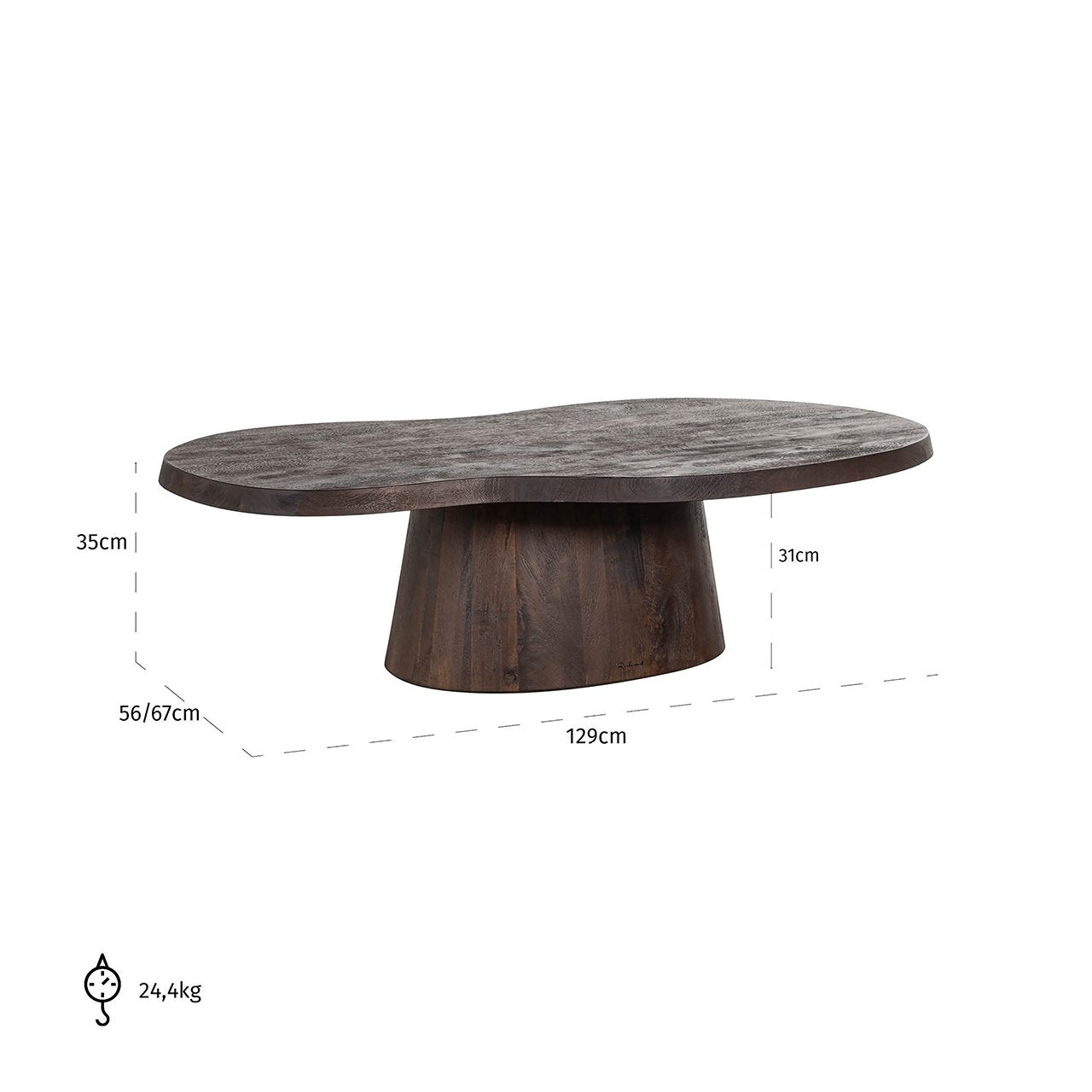 Salontafel Odile Dark brown