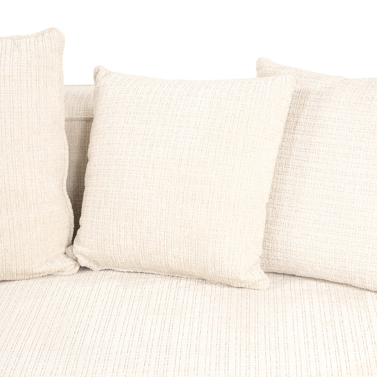 Hoekbank Lusso beige chenille