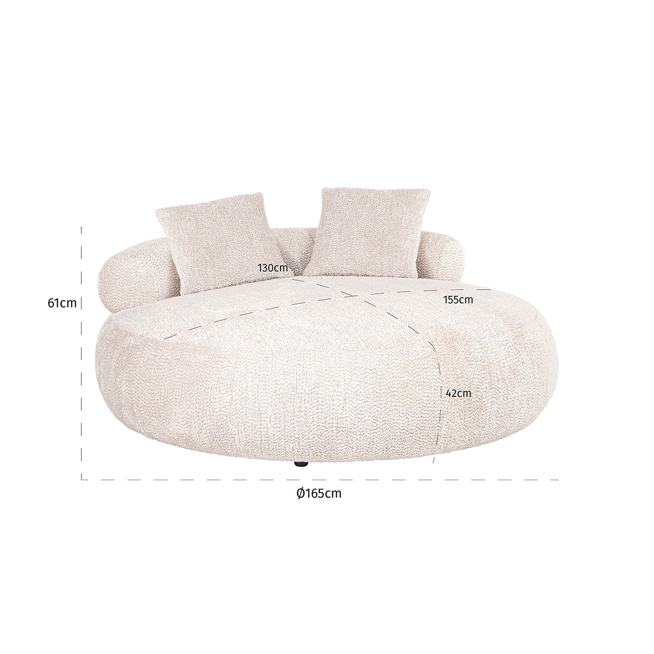 Dagbed Tivola - Be Lovely 11 Cream