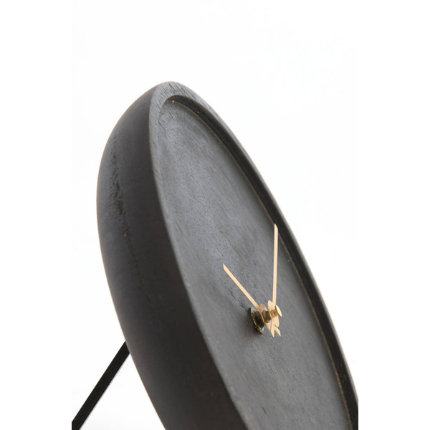 Klok Veti Mango hout donkerbruin Ø15 cm