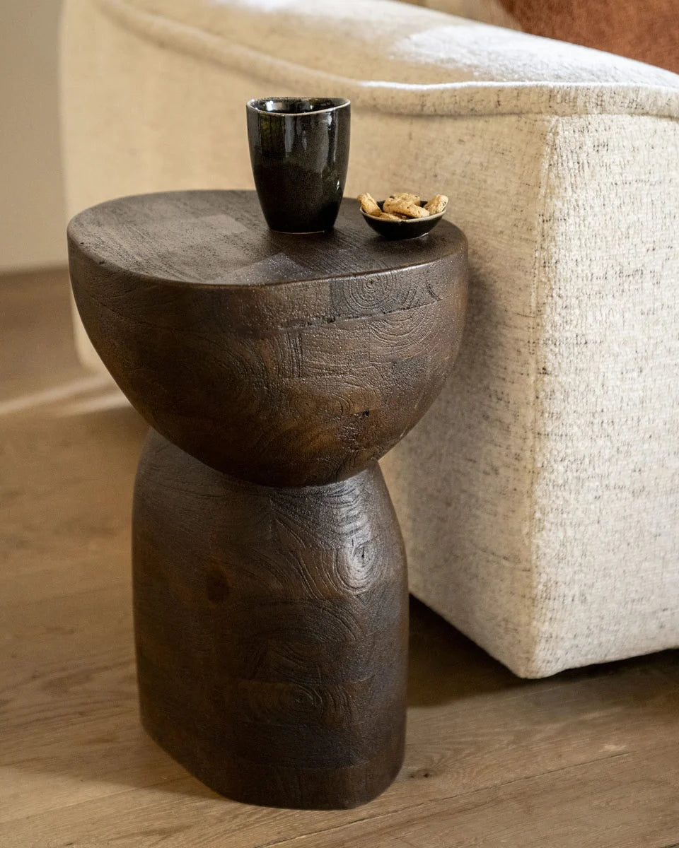 Bijzettafel Cobble - Brown