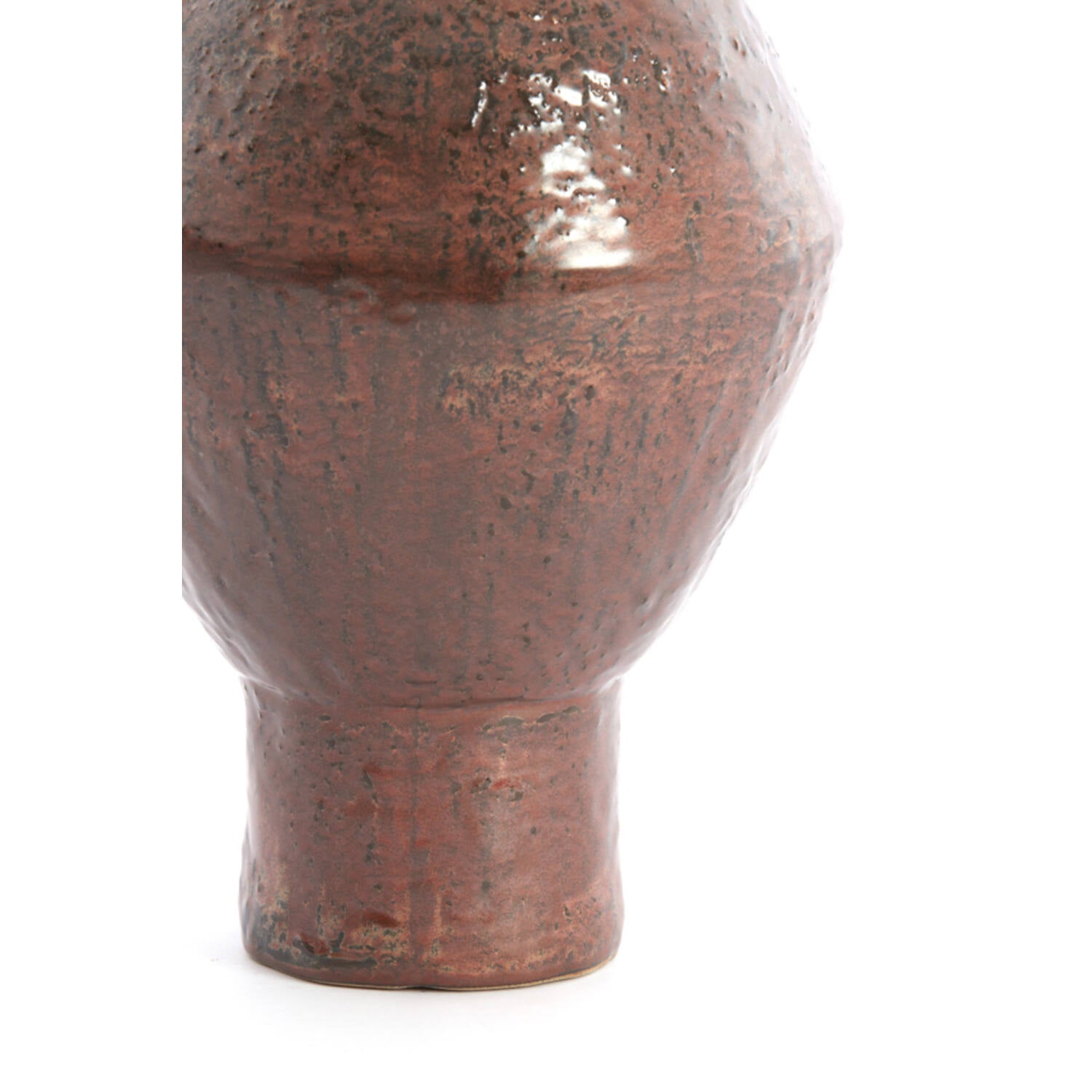 Vaas Vasora Ø22,5x33 cm donker rood-bruin