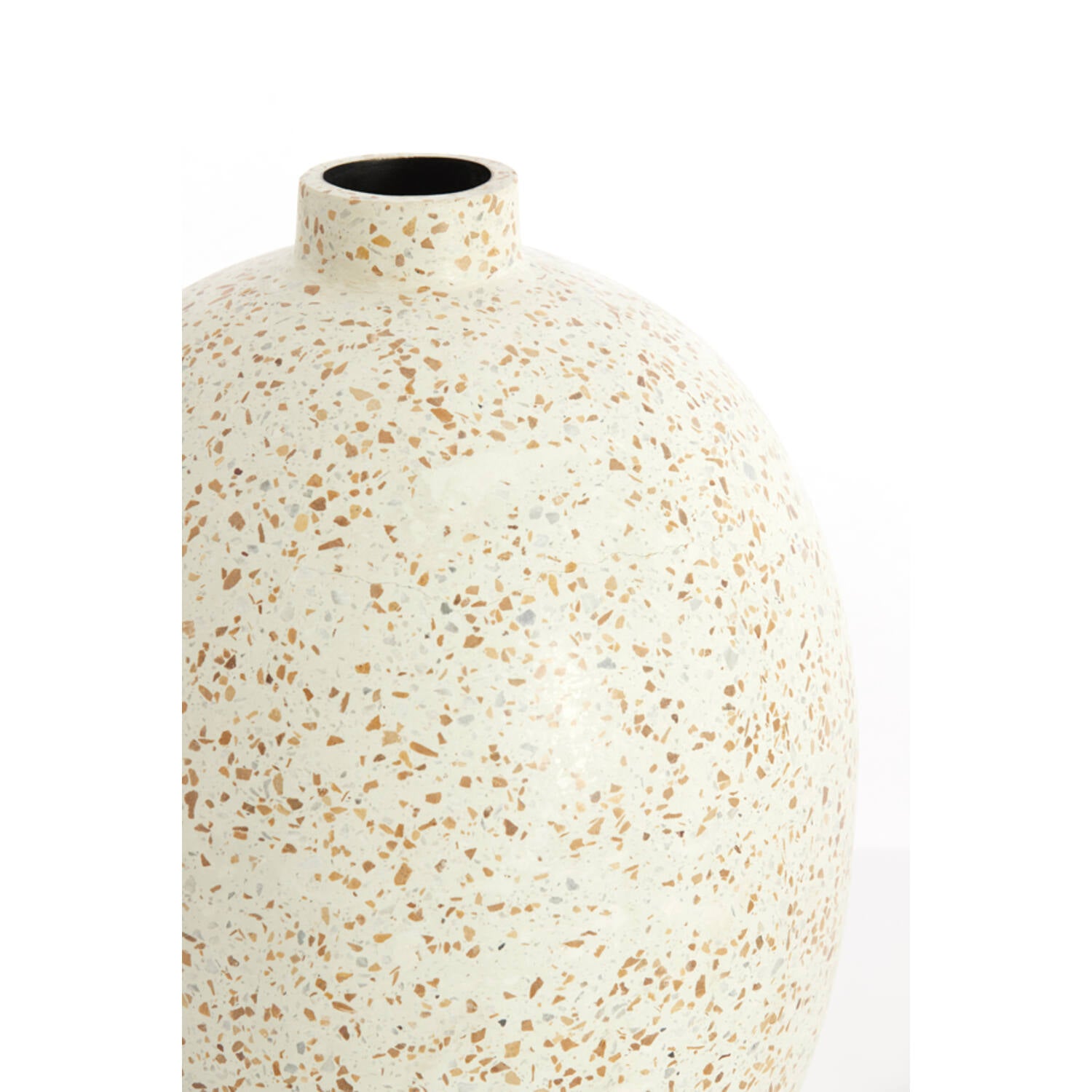 Vaas Orxeta Ø31x41 cm terrazzo crème