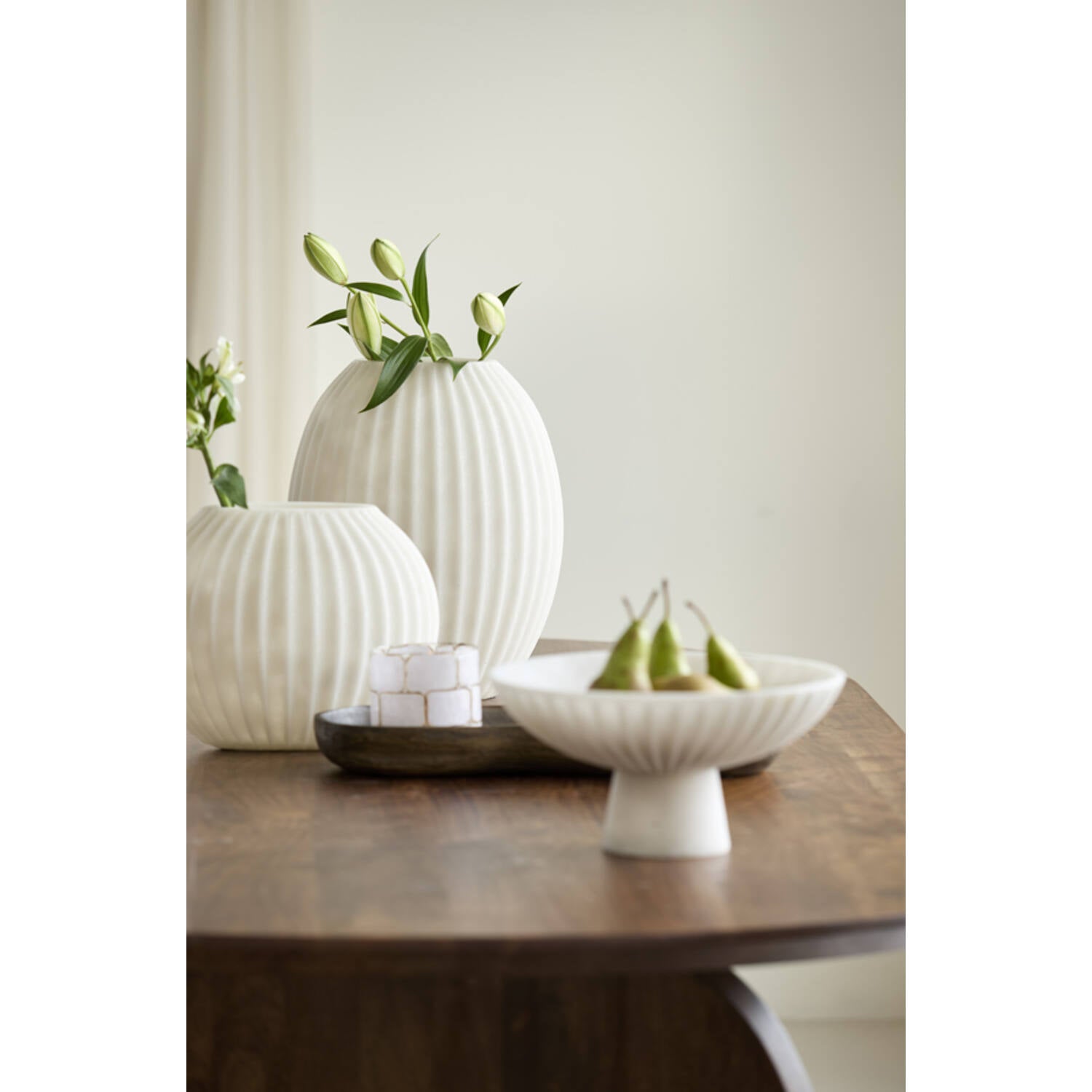 Vaas Miralli creme 29 x 18 x 24 cm