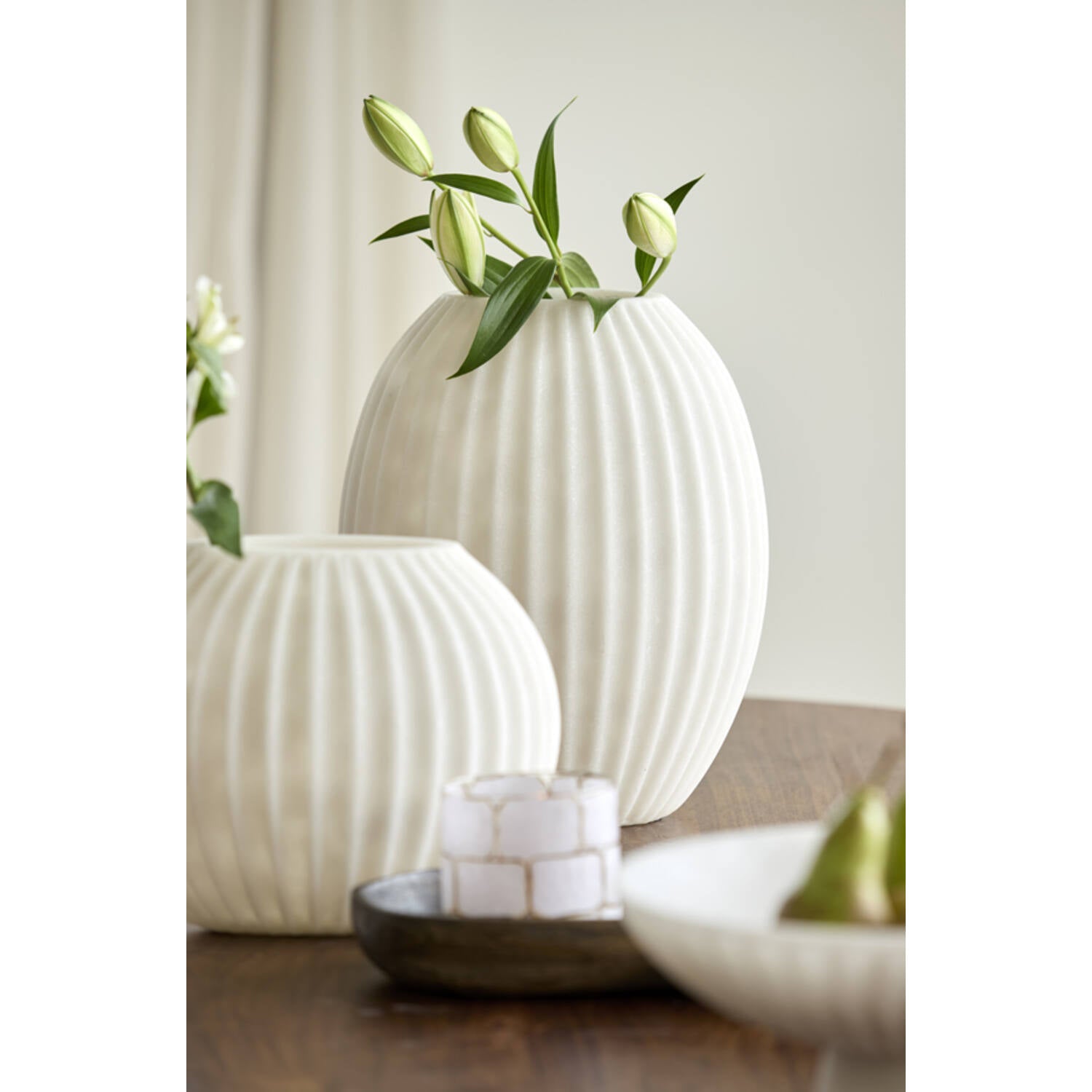 Vaas Miralli creme 30 x 19,5 x 36 cm