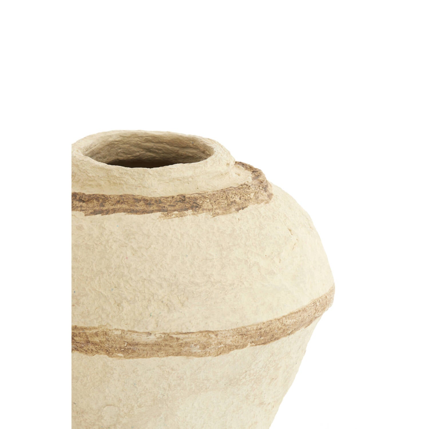 Pot deco Ø45x50 cm TIMERGA licht bruin