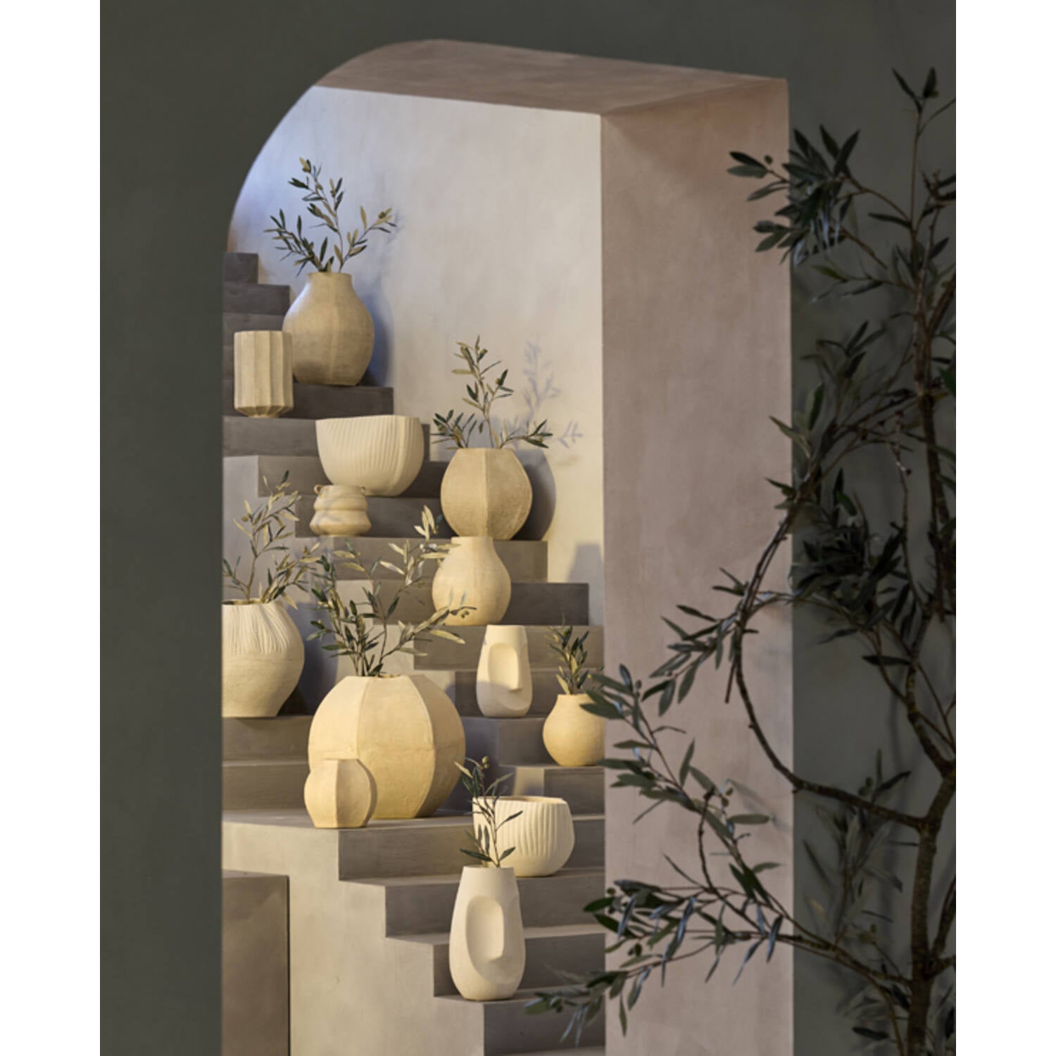 Pot Melis Ø37x32,5 cm naturel