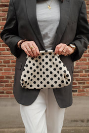 Polkadot Clutch - Wit