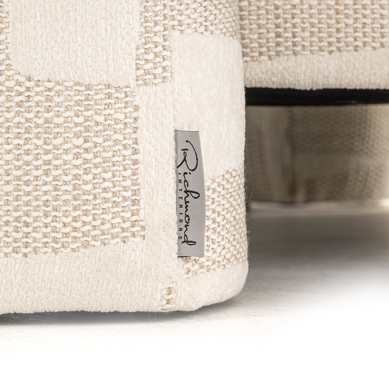 Lounge armchair Tuscany beige graffic (Beige graffic)