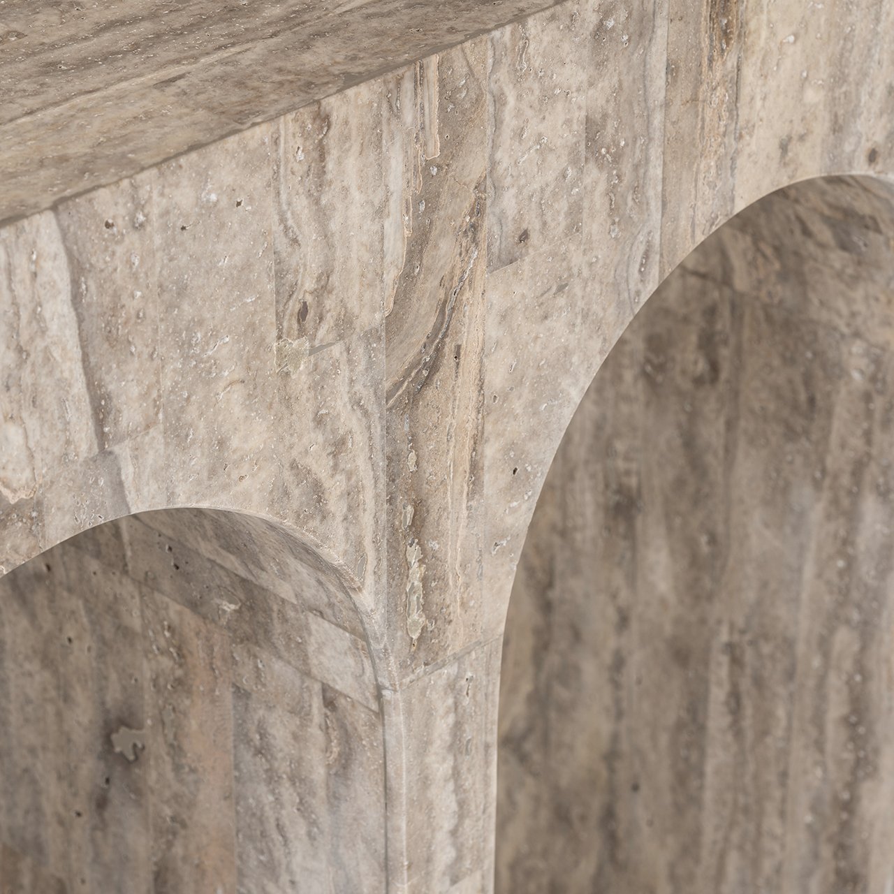 Wandtafel La Rague naturel grijs travertin