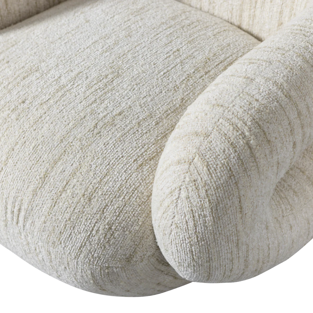 Fauteuil Folke - Chenille naturel Melange