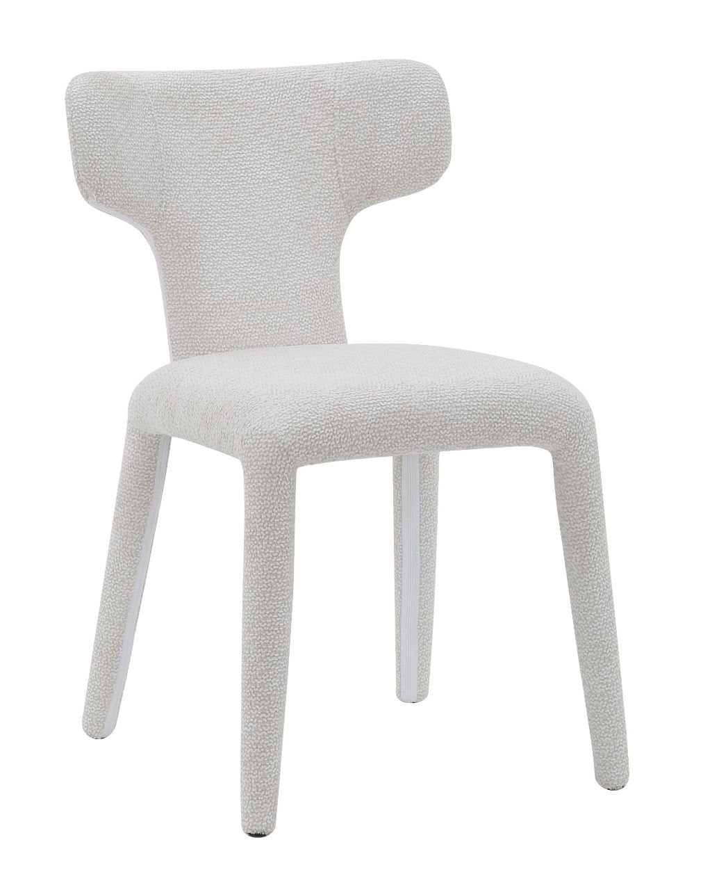 Japandi eetkamerstoel wit