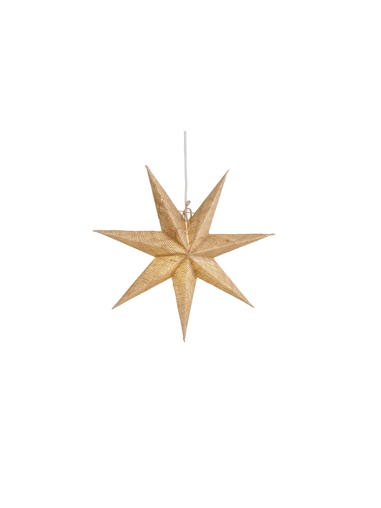 Star lamp Vera 44 - jute