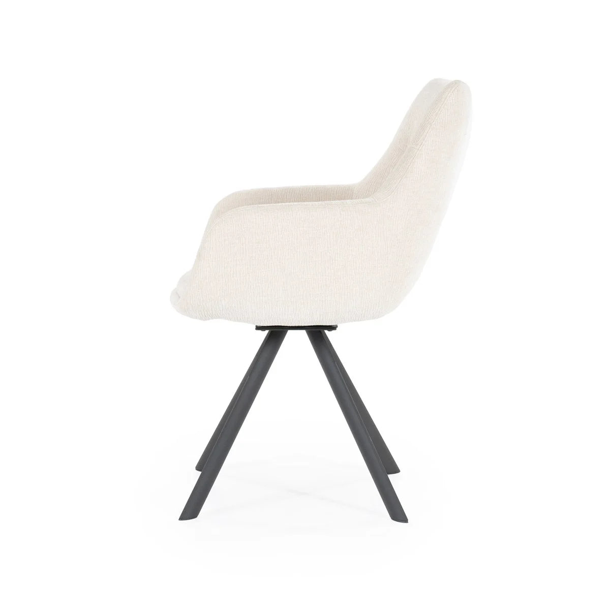 Bliss dining chair with armrest - Beige