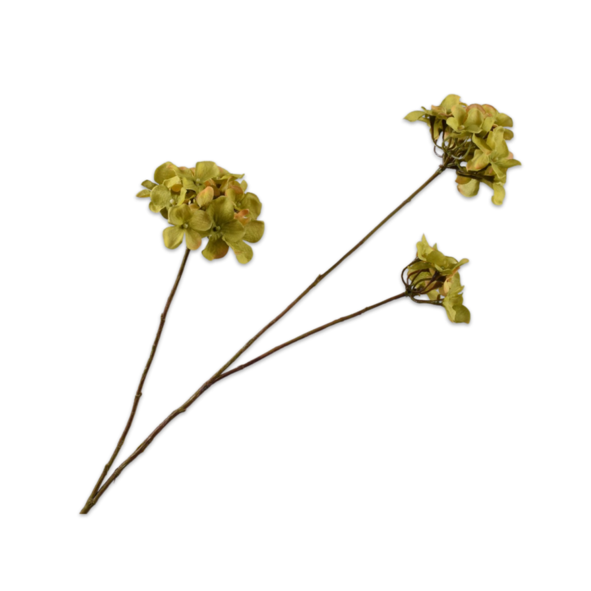 Kunsttak Hortensia Groen 85 cm