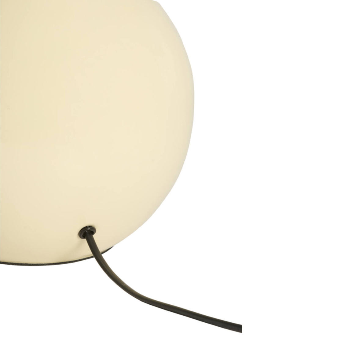 Lampenvoet Benao + kap Ø19,5x38,5 cm creme