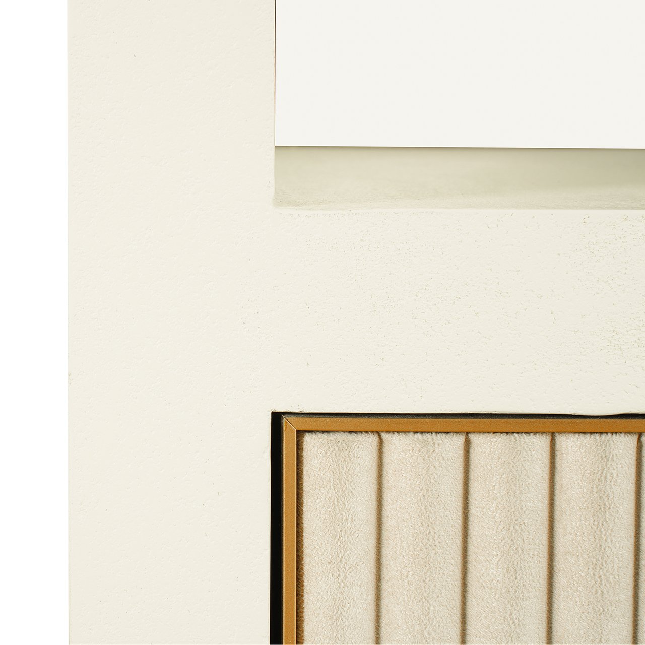 Tivoli wall cabinet with curved top, 2 doors, 3 shelves (White)