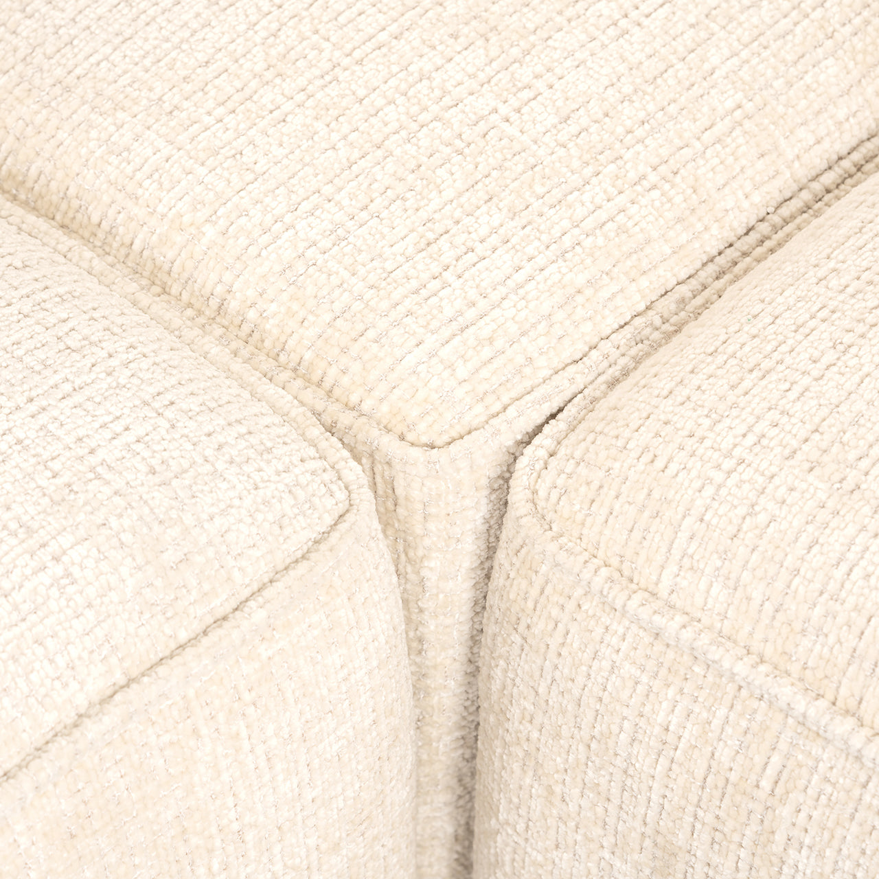 Hoekbank Lusso beige chenille