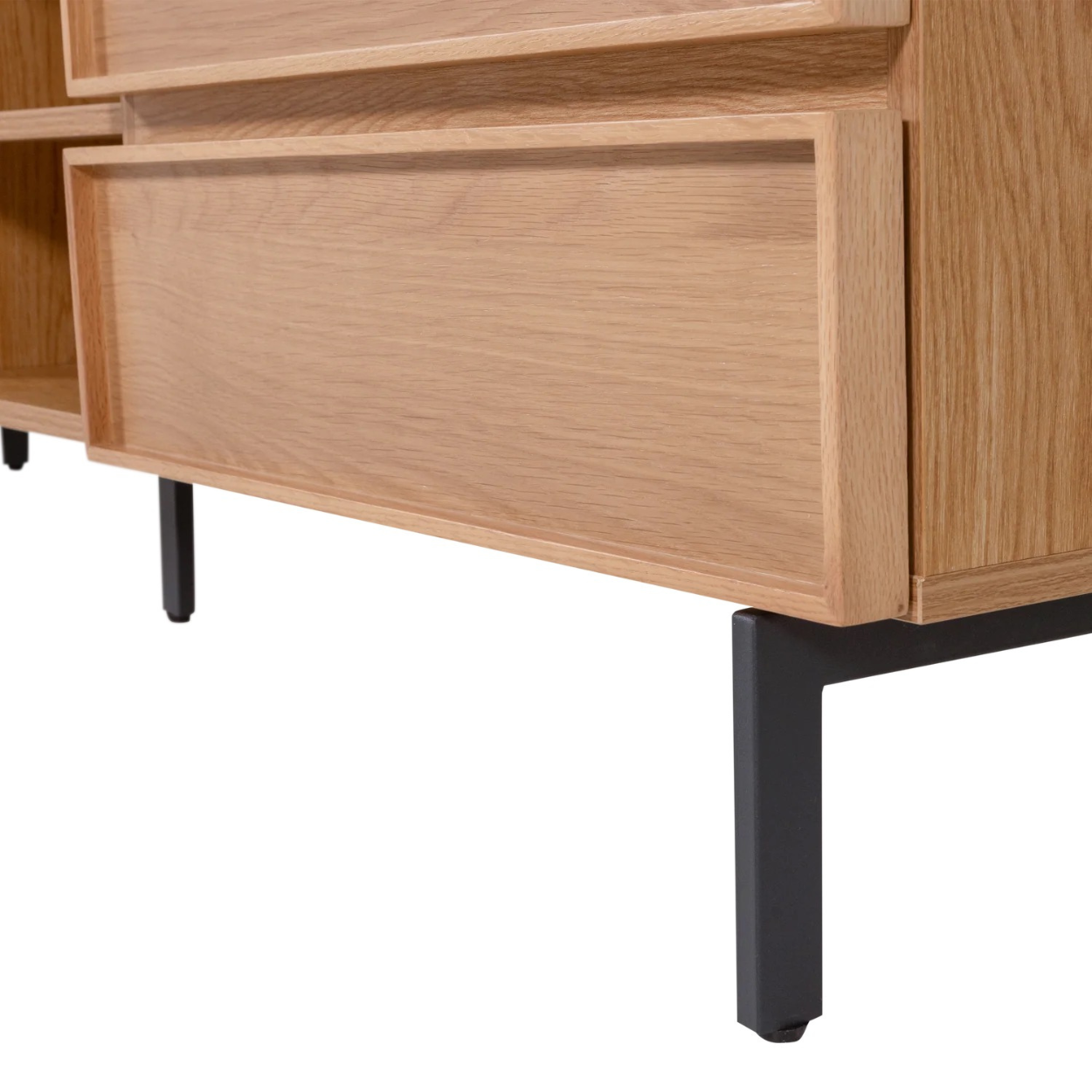 Tours tv meubel 180 cm melamine/MDF naturel