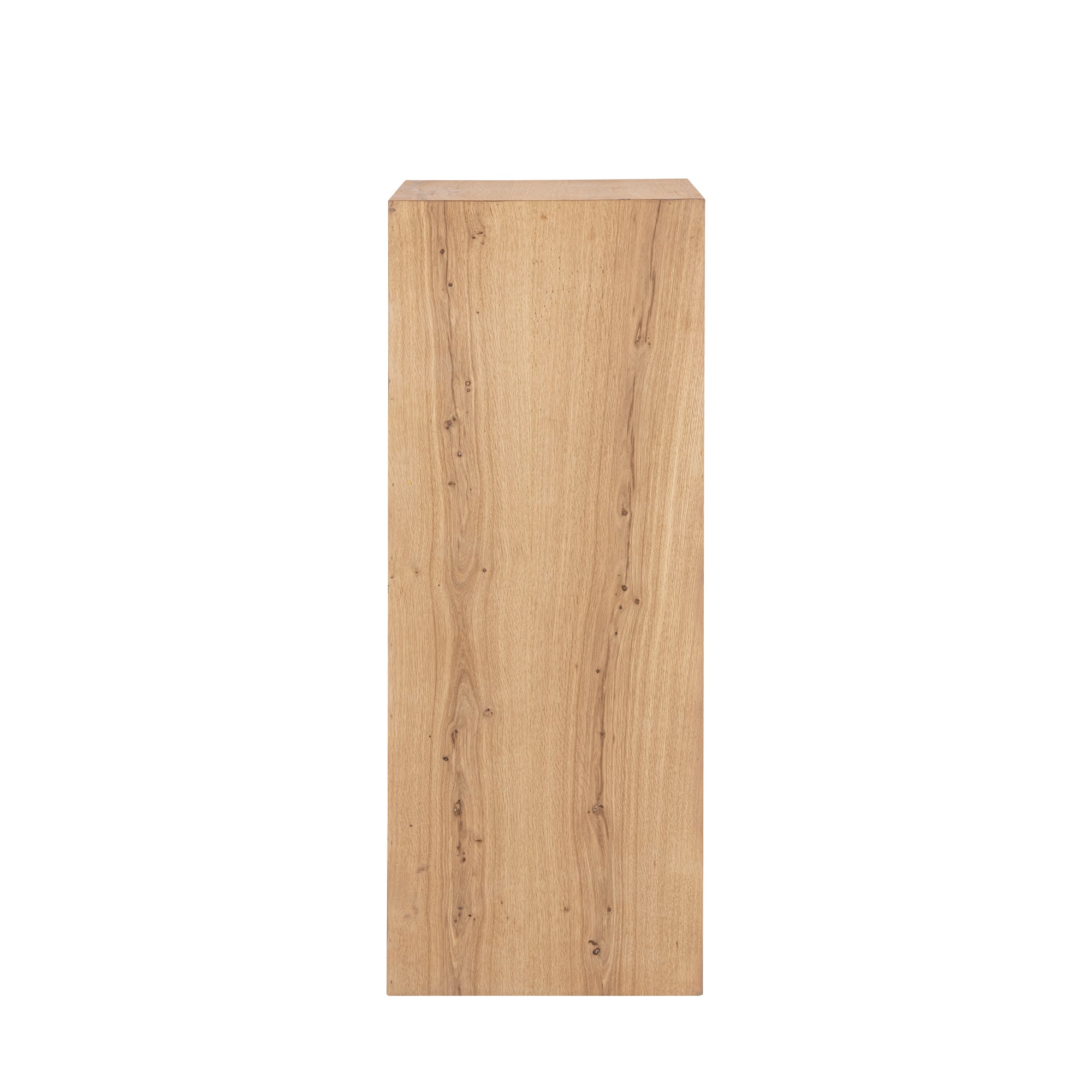Chevar Natural Oak Wood Pedestal SV2