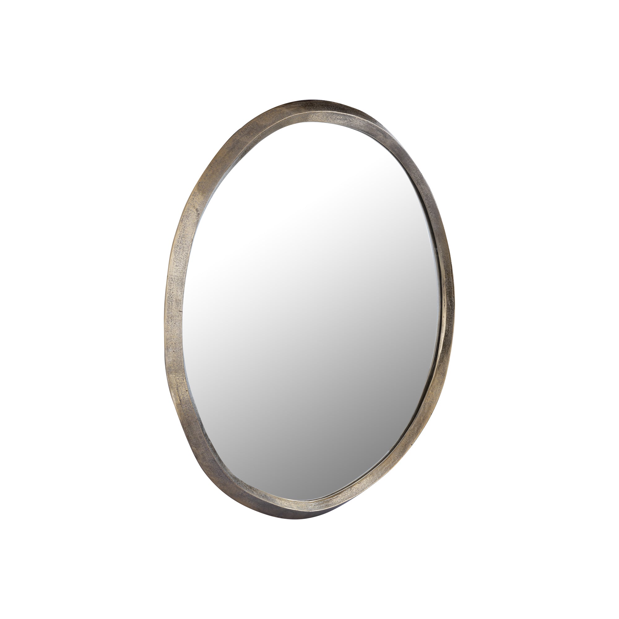 Spiegel Limera Brass Alu Round Irregular Border S