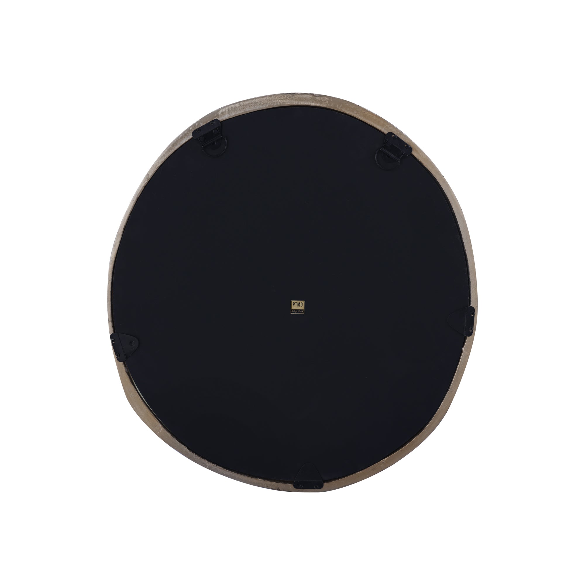Spiegel Limera Brass Alu Round Irregular Border S