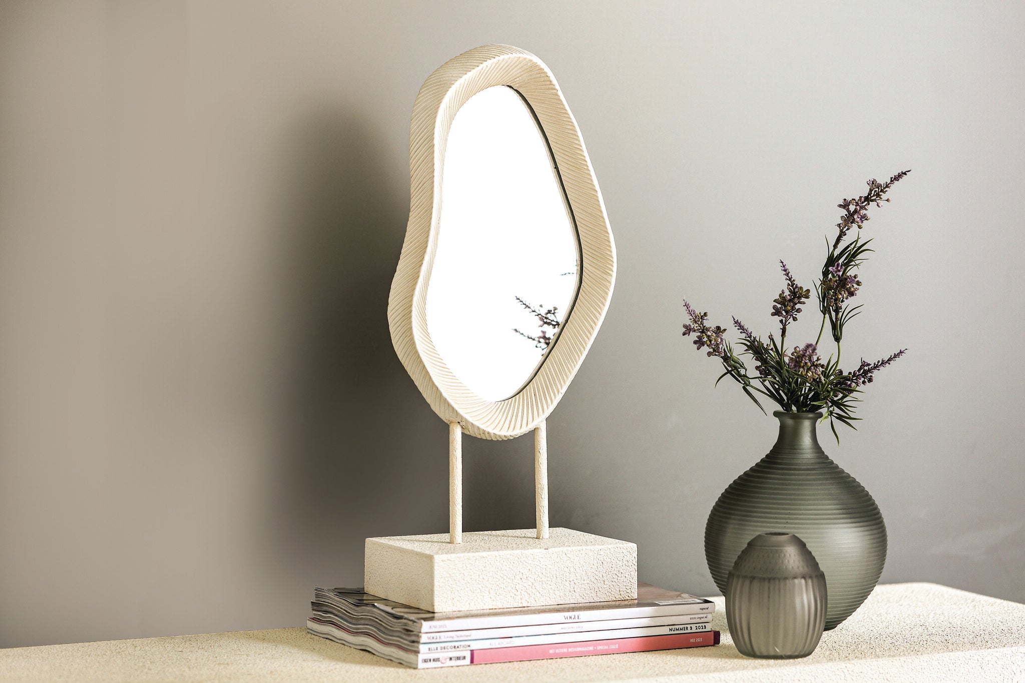 Spiegel Eilish White Poly Organic