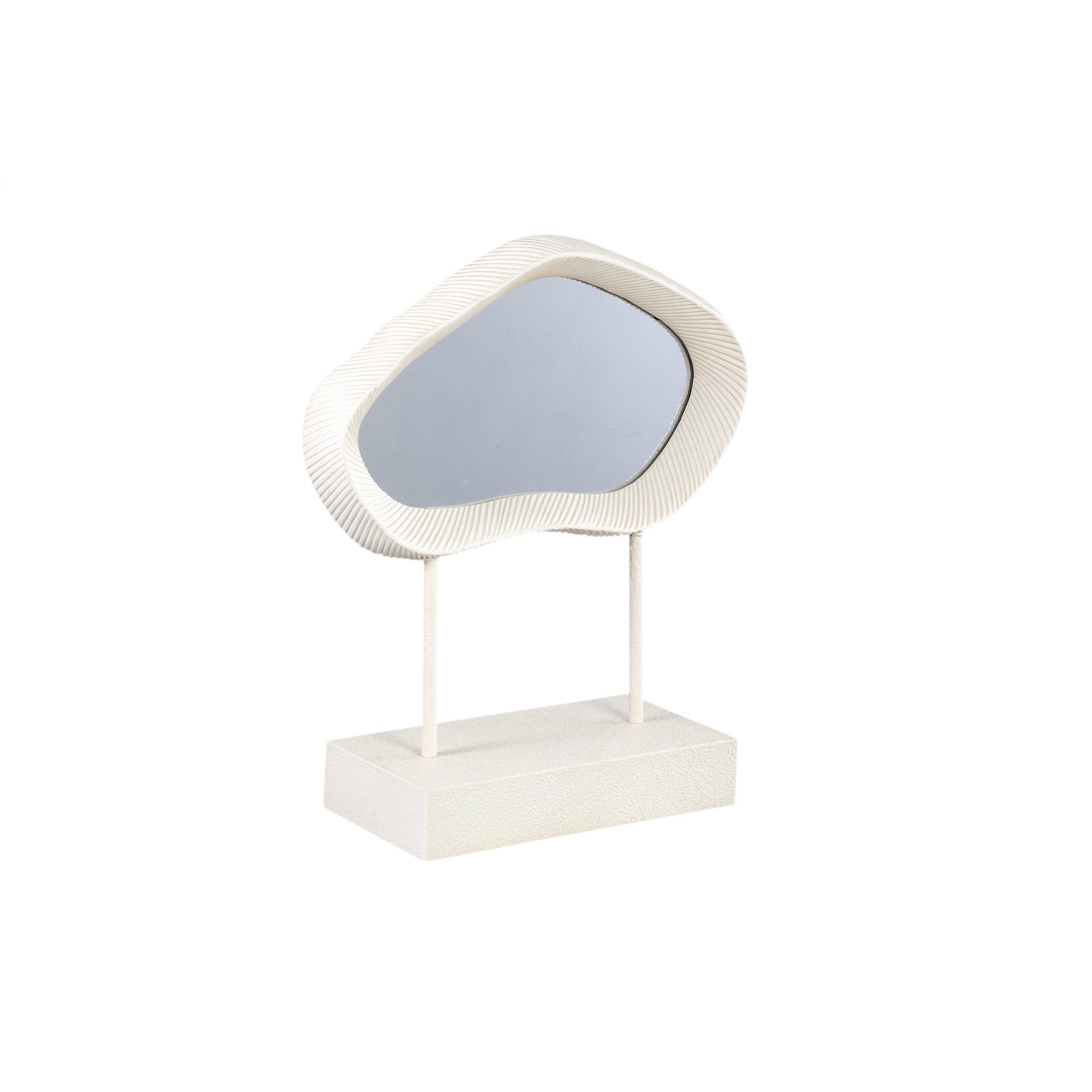 Spiegel Eilish White Poly Organic Low