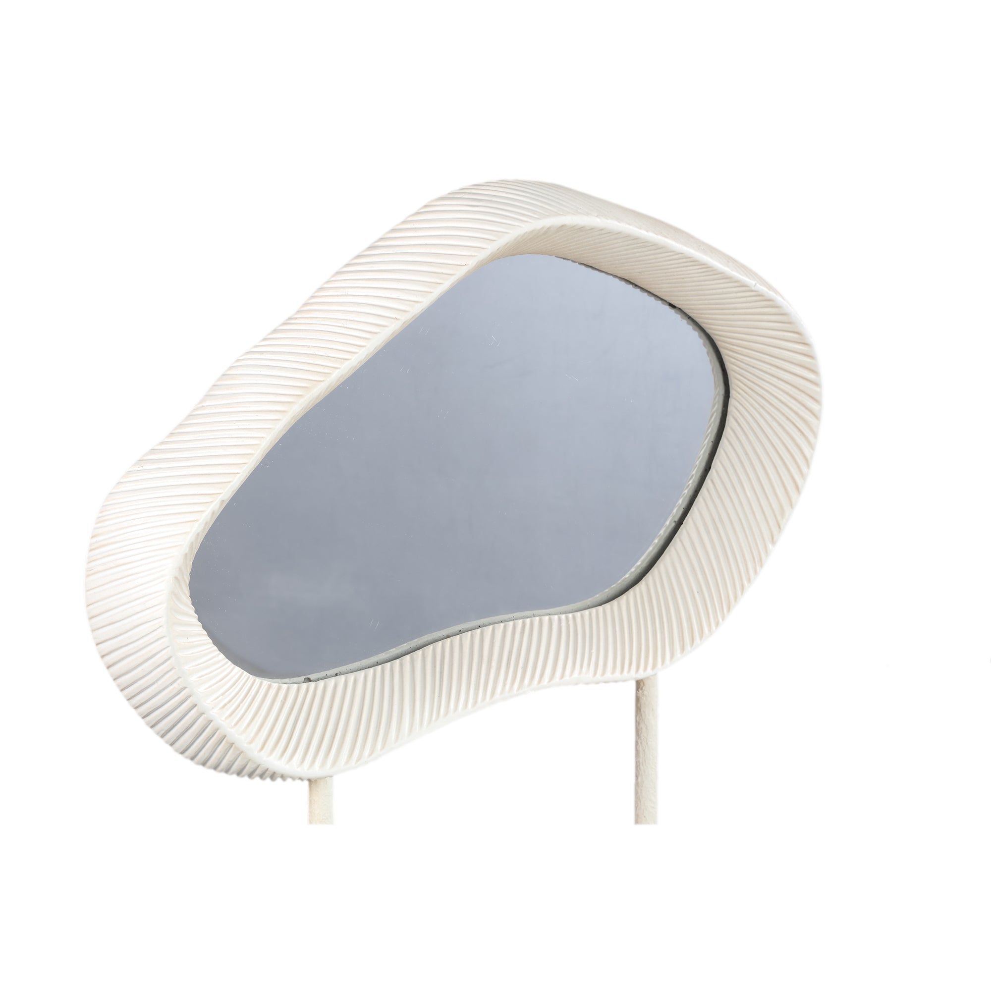 Spiegel Eilish White Poly Organic Low