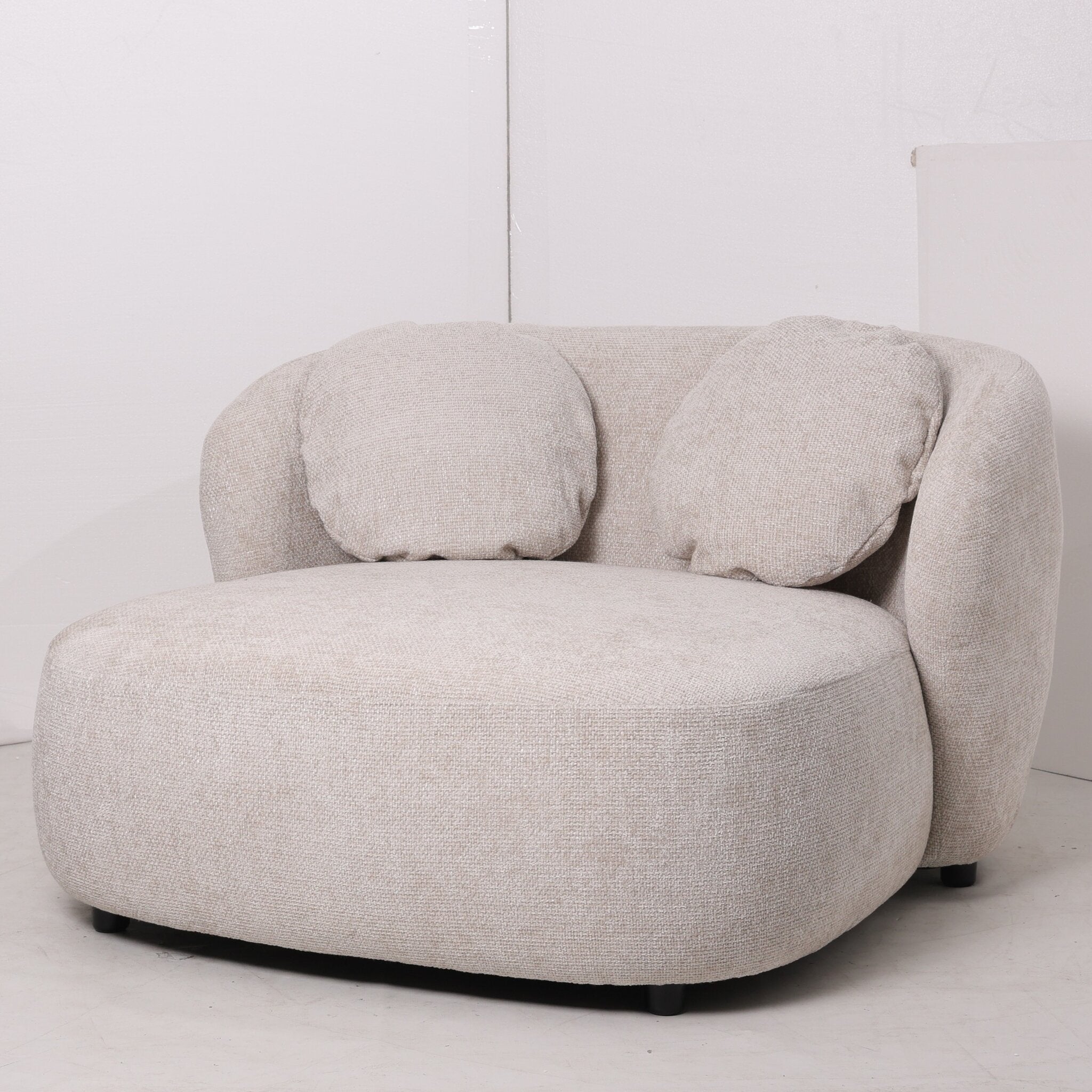 Aphrodite Cream Loveseat Legacy 15 Dove Fabric