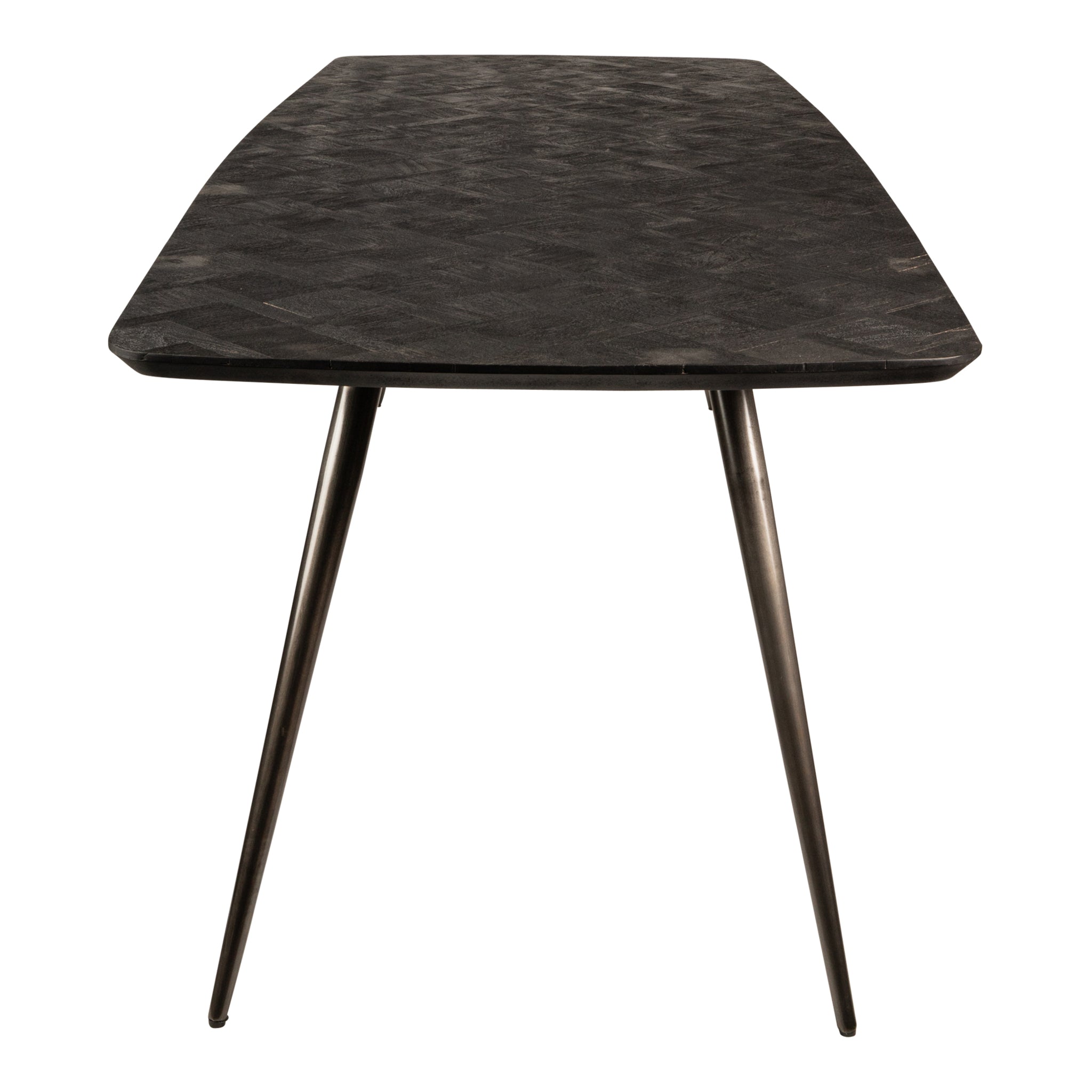Eettafel Fieron Black Acaia Wooden Oval 240cm