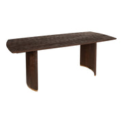 Ostara Brown Mango Wood Diningtable 200cm Gold Leg