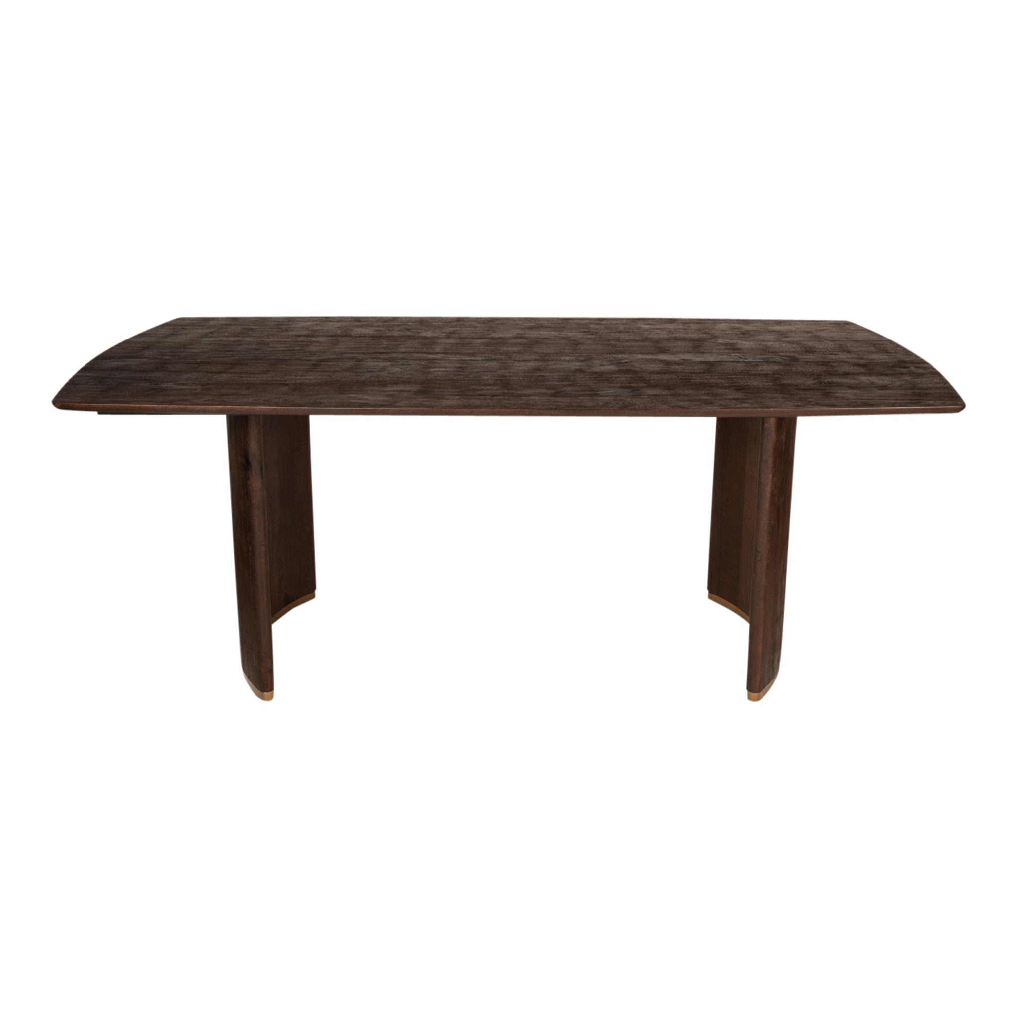 Ostara Brown Mango Wood Diningtable 200cm Gold Leg