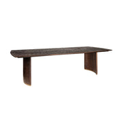Eettafel Ostara Brown Mango Wood 280cm Gold Leg