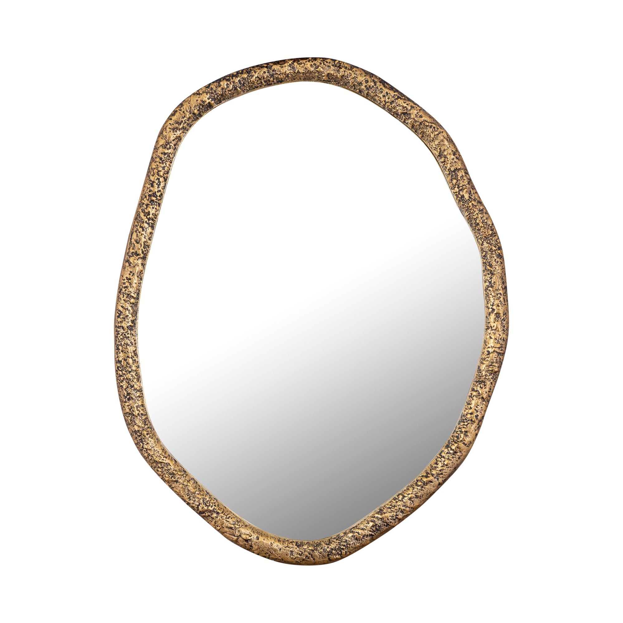 Spiegel Paislie Brass Organic Shaped Round