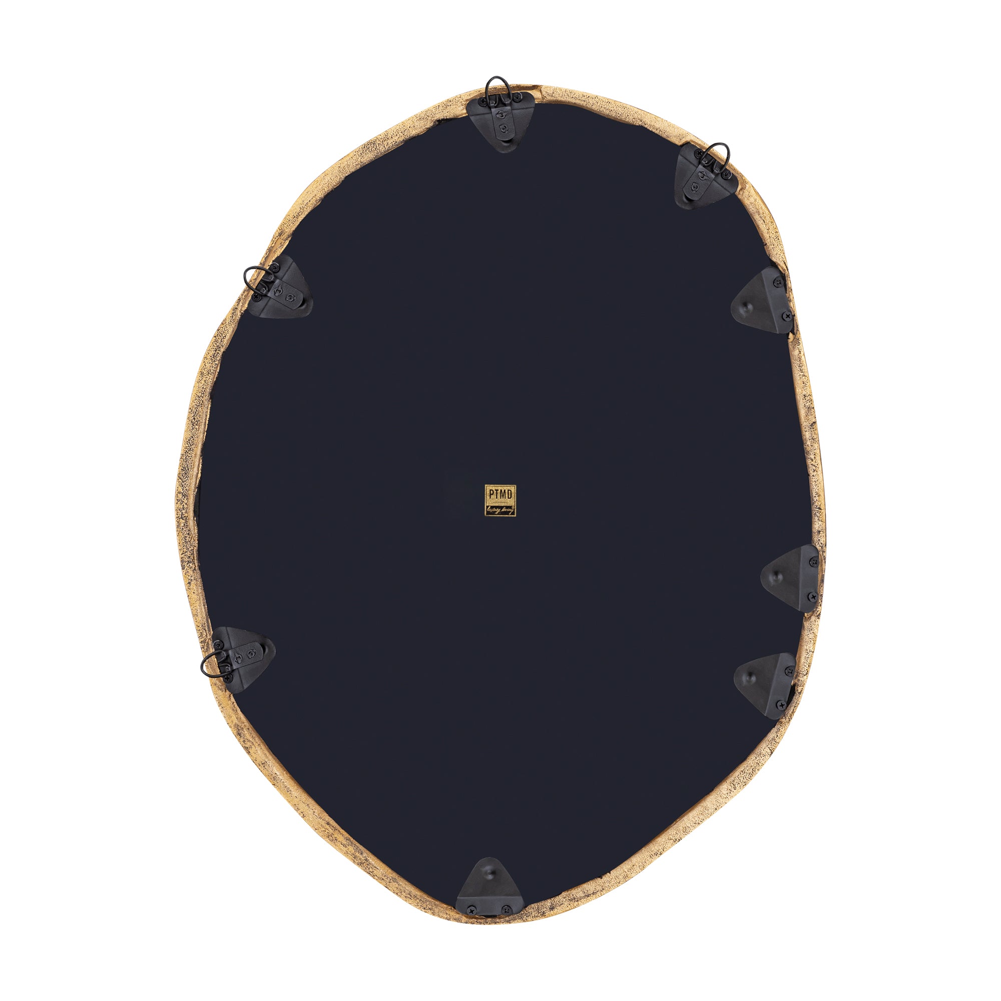 Spiegel Paislie Brass Organic Shaped Round