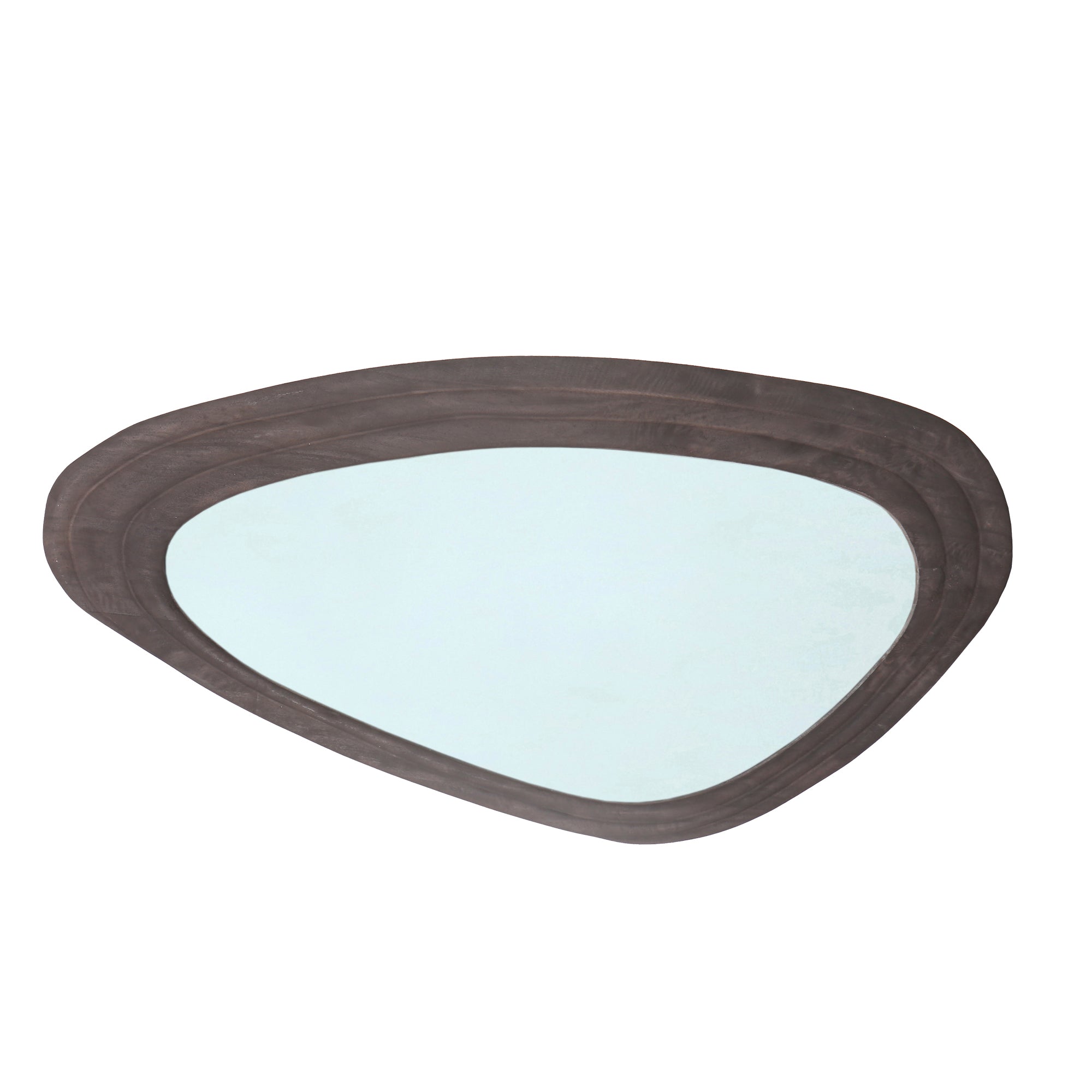 Spiegel Santin Brown Mango Wood Organic Triangle