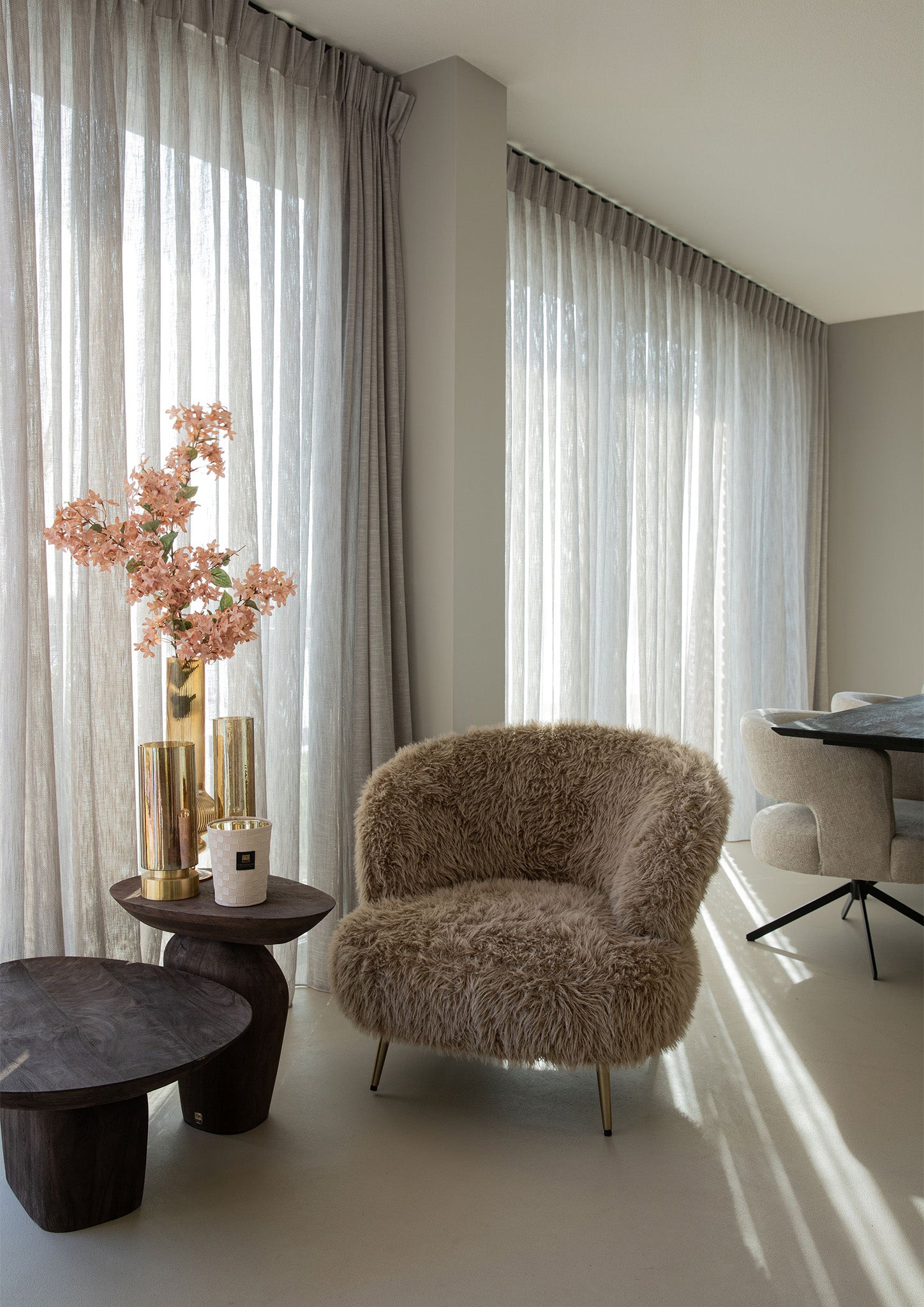 Fauteuil Franklyn Brown Hair