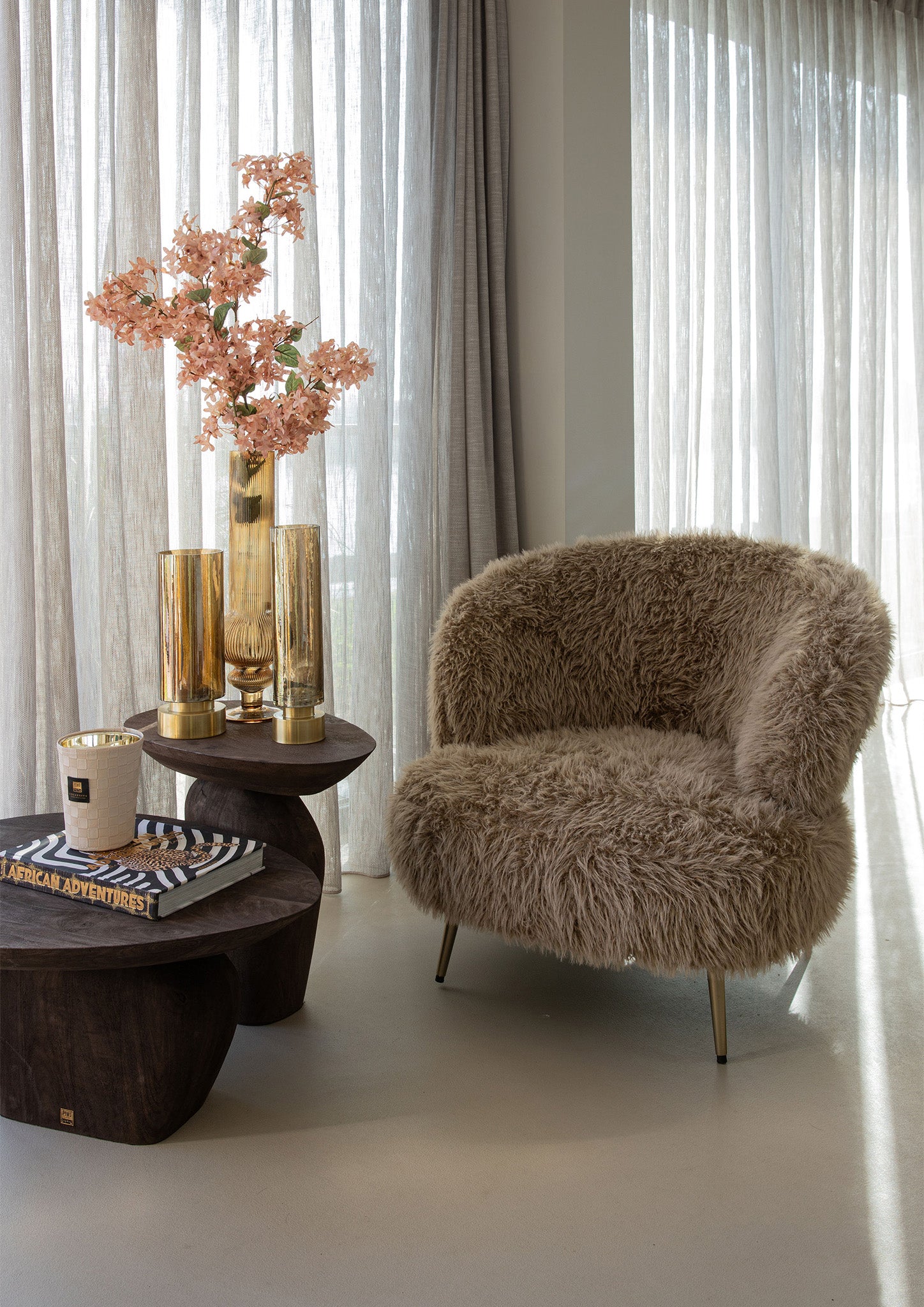 Fauteuil Franklyn Brown Hair