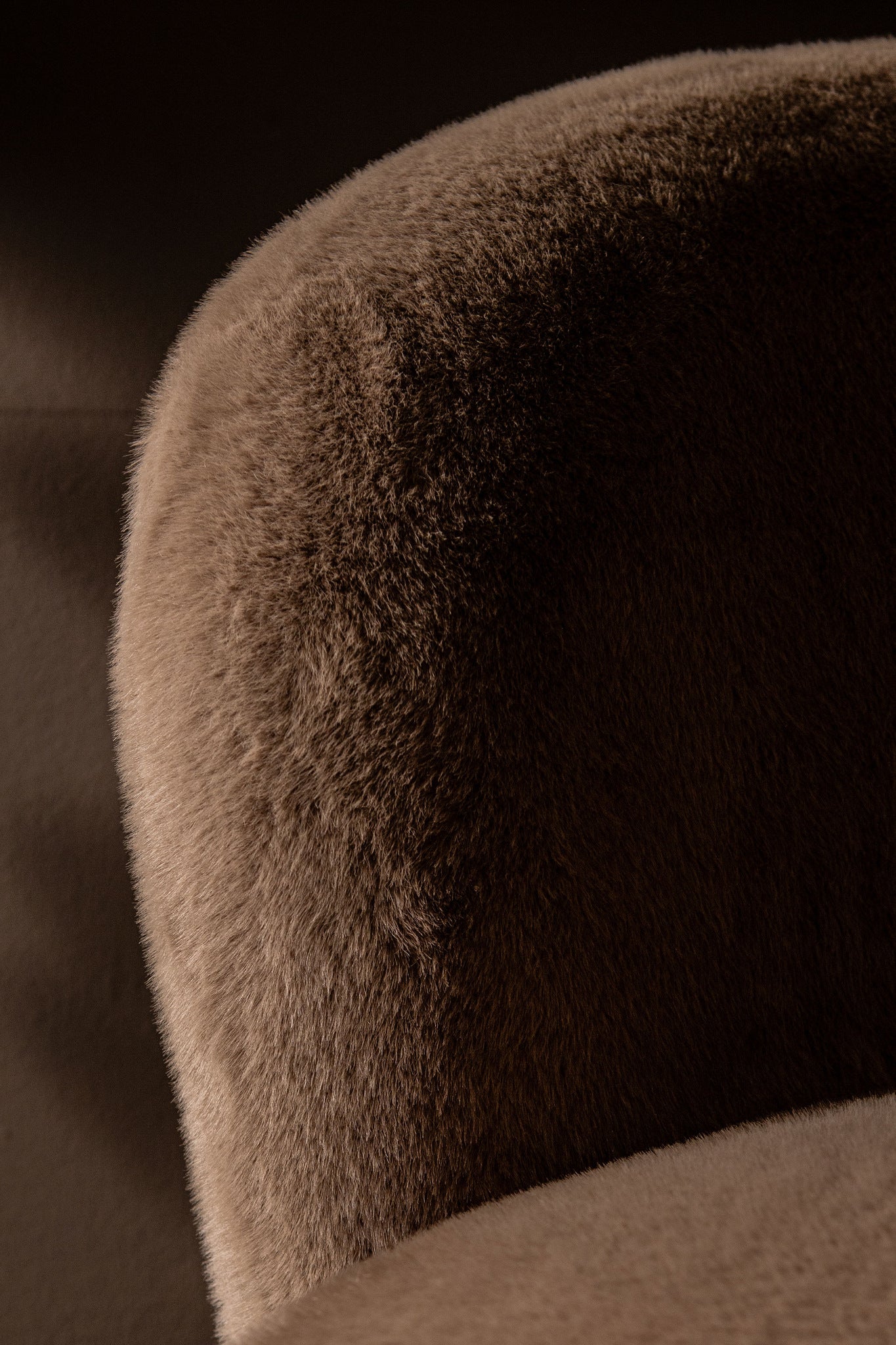 Fauteuil Aphrodite Mocca Fur