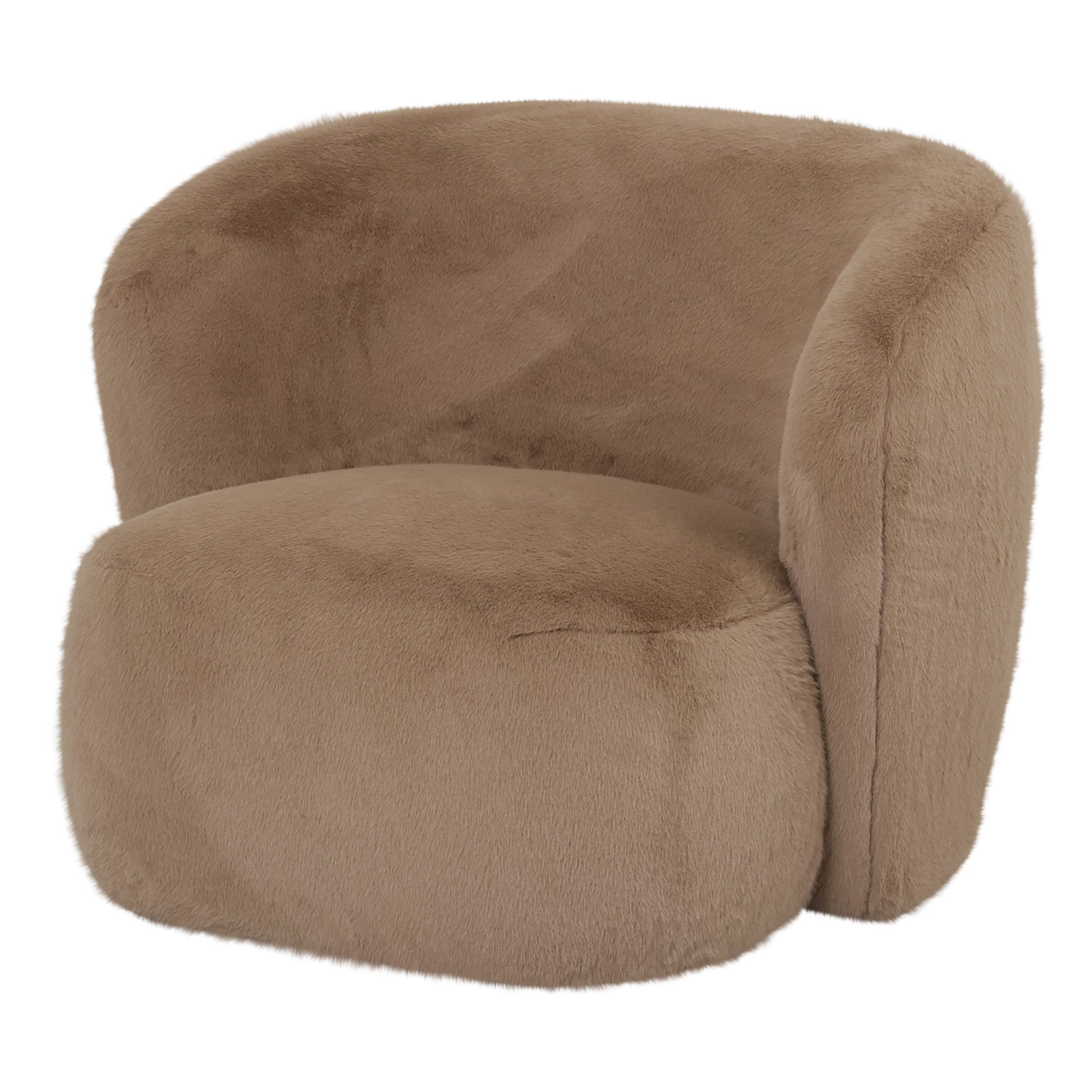 Fauteuil Aphrodite Mocca Fur