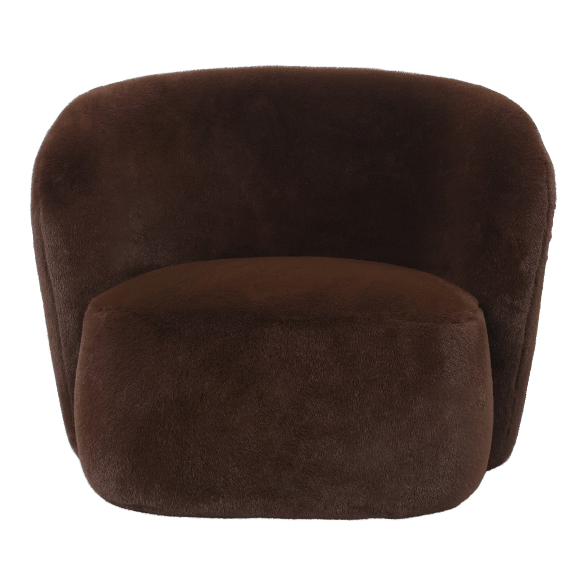 Fauteuil Aphrodite Dark Brown Fur