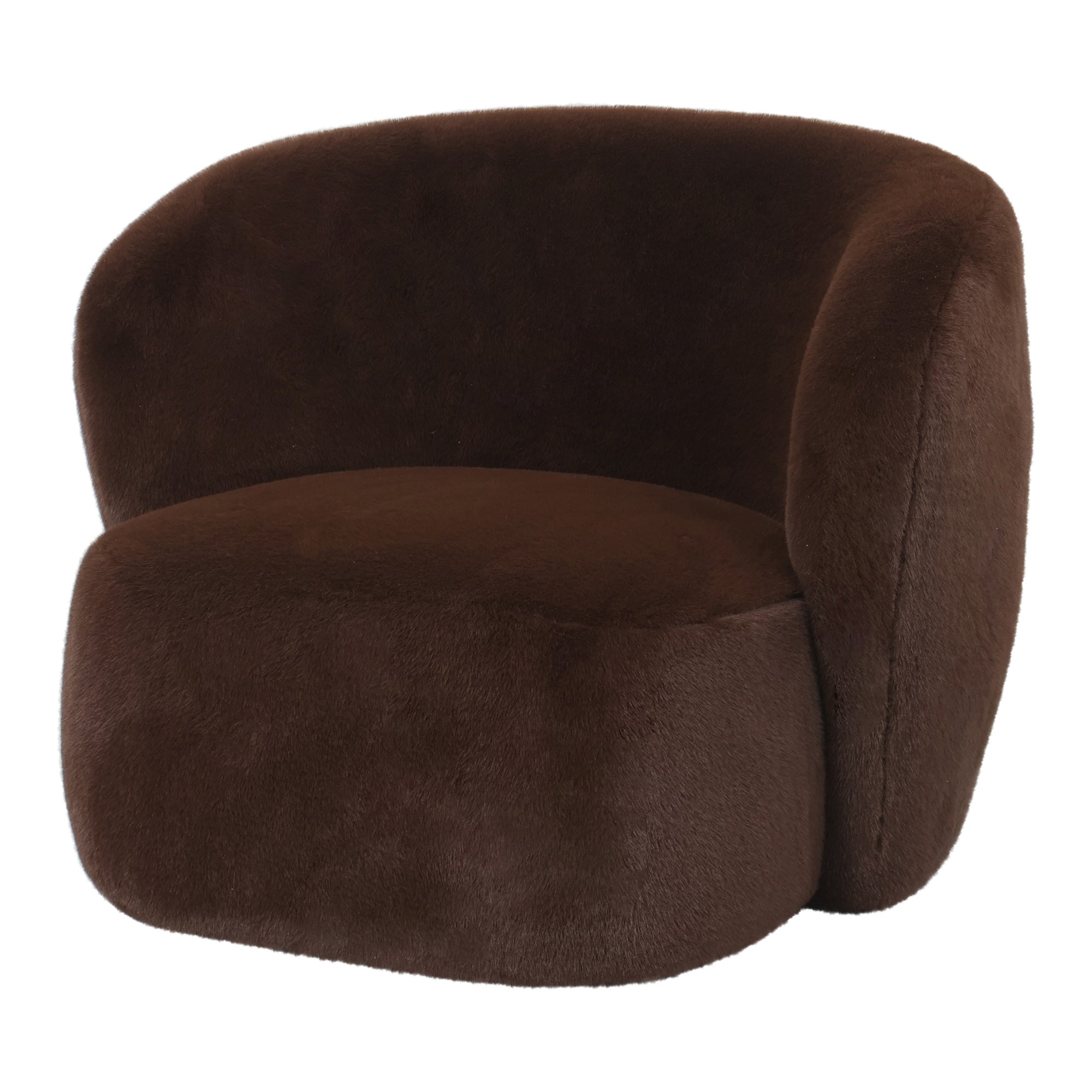 Fauteuil Aphrodite Dark Brown Fur