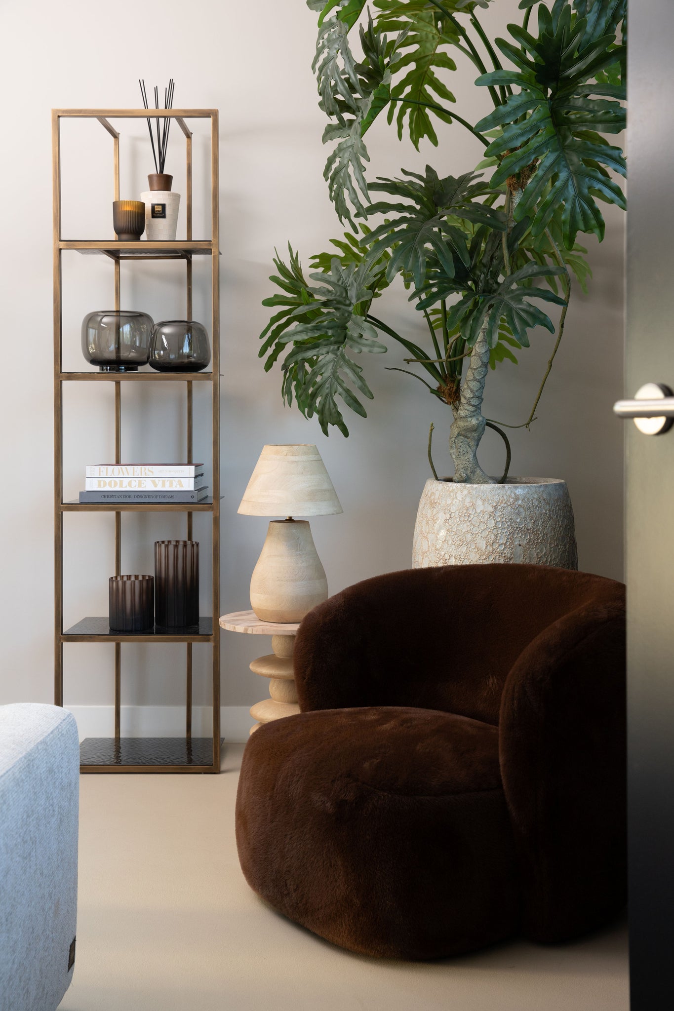 Fauteuil Aphrodite Dark Brown Fur