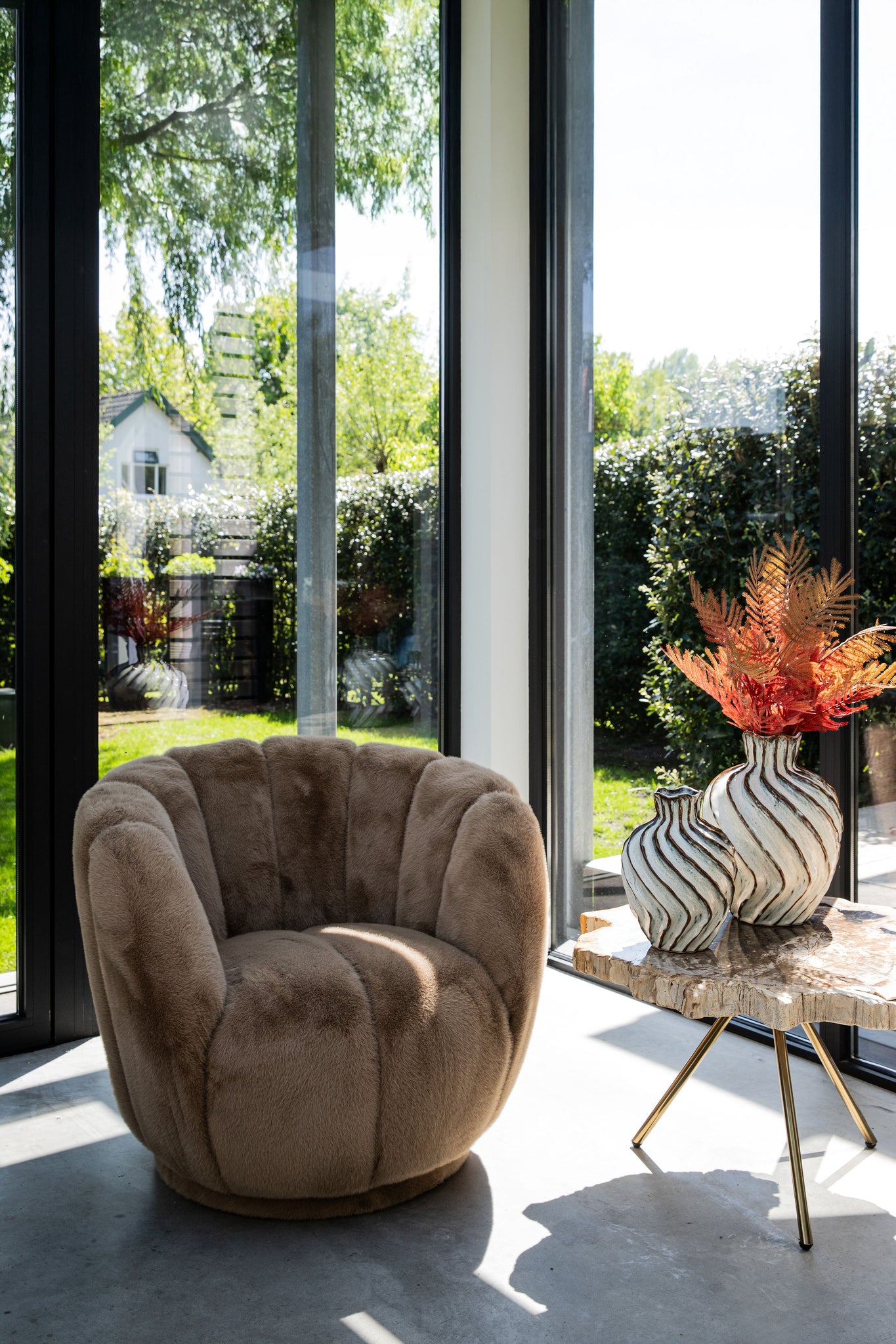 Fauteuil Furia Mocca Fur