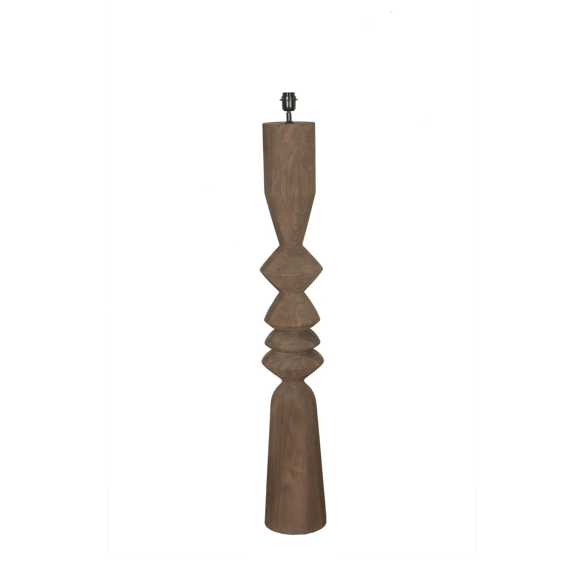 Elaine Brown Mango Wood Round Floor Lamp Base