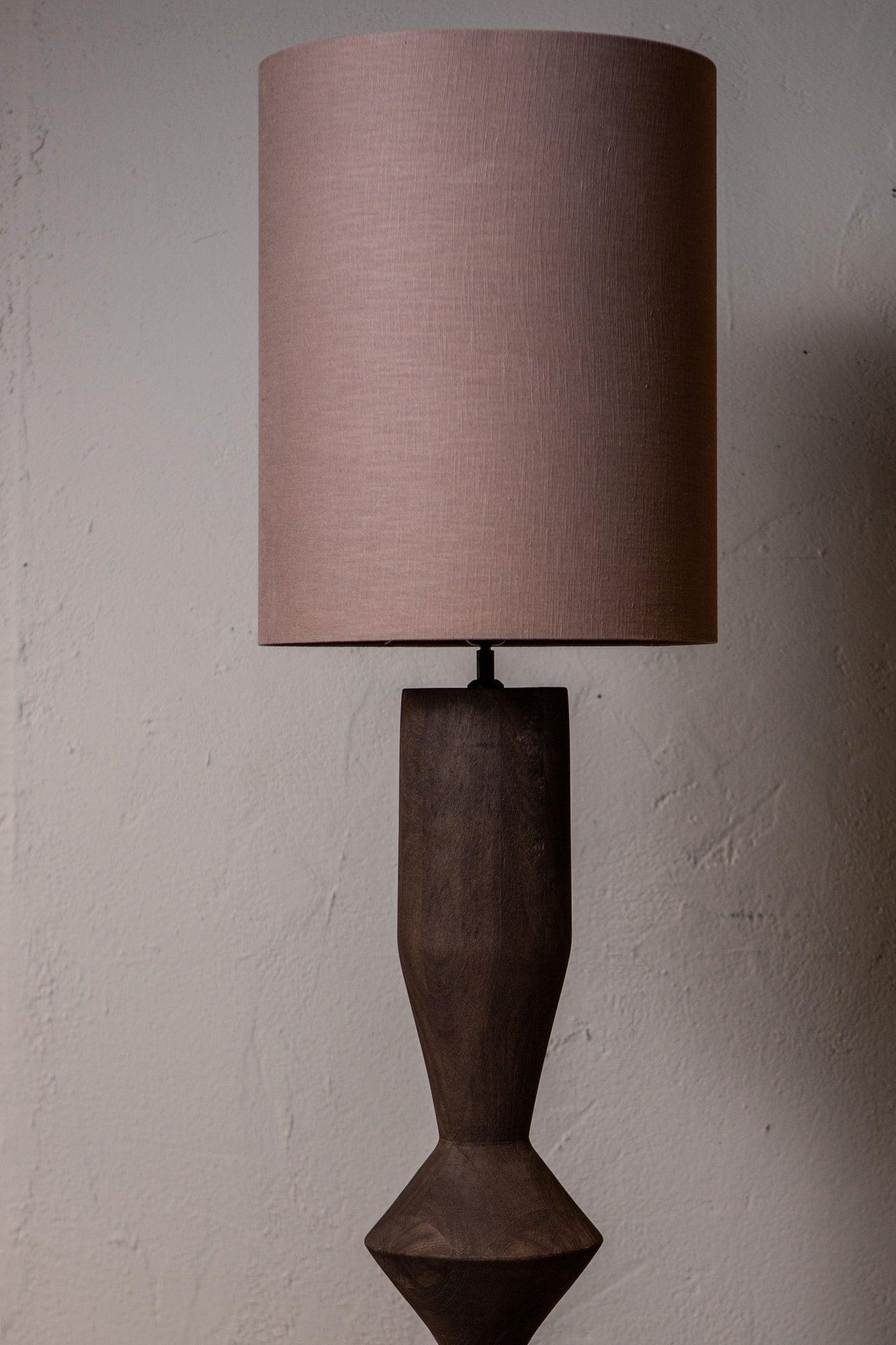 Elaine Brown Mango Wood Round Floor Lamp Base